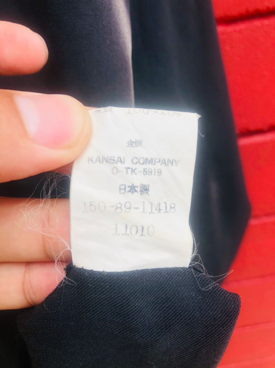 Japanese Brand Vintage Kansai Yamamoto Japanese Designer Fashion Style Size US L / EU 52-54 / 3 - 9 Thumbnail