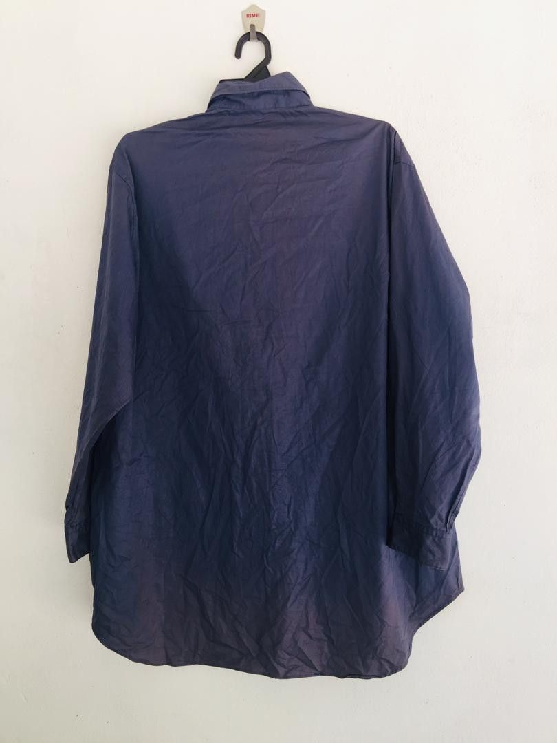 Yohji Yamamoto Vintage Yohji Yamamoto Japanese Designer Long Sleeve Shirt Size US XL / EU 56 / 4 - 3 Thumbnail