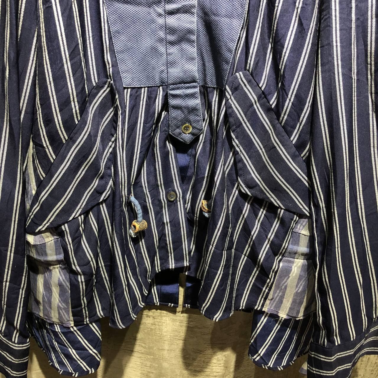 Sacai Sacai Balloon Silk Button down long sleeves Size US L / EU 52-54 / 3 - 5 Thumbnail