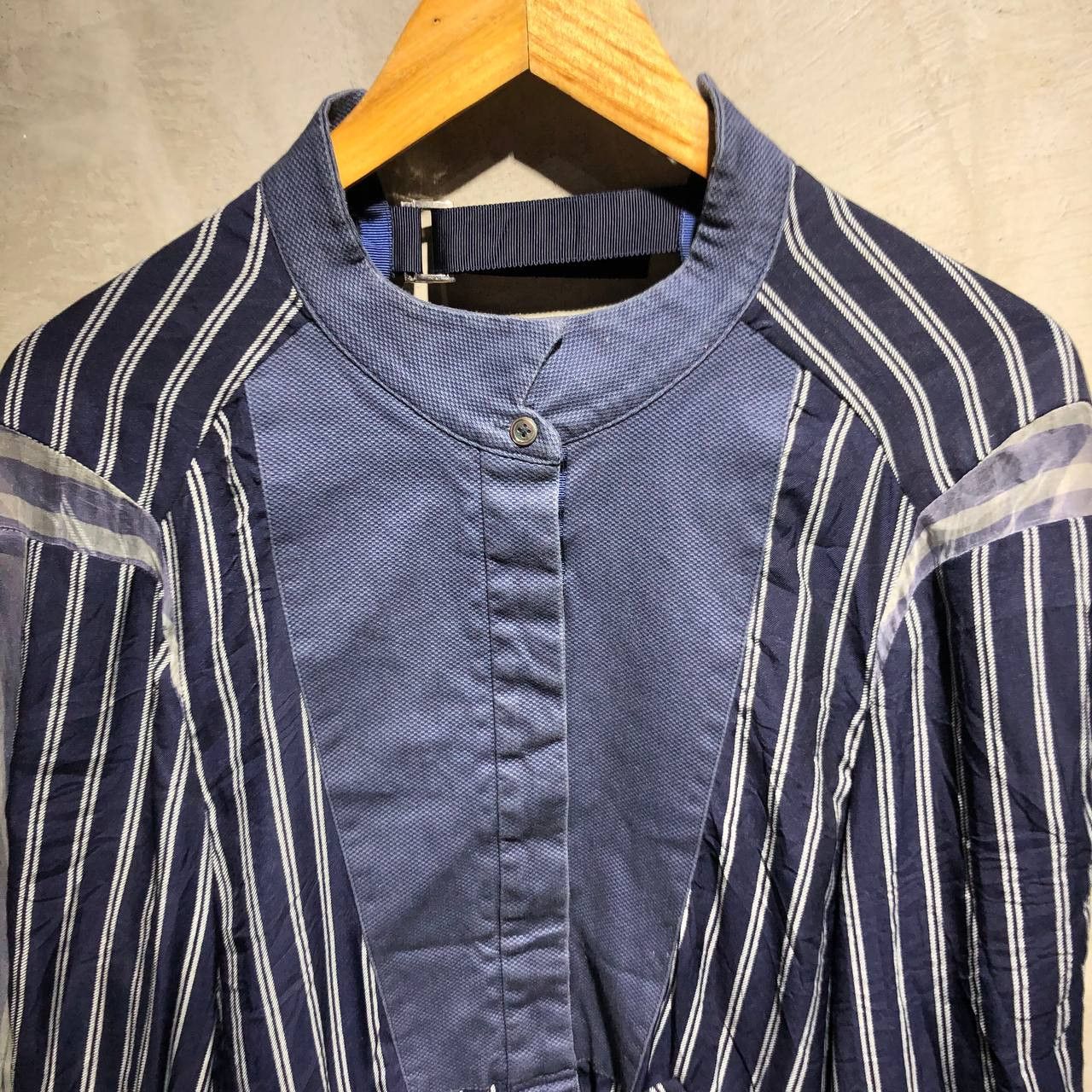 Sacai Sacai Balloon Silk Button down long sleeves Size US L / EU 52-54 / 3 - 12 Thumbnail