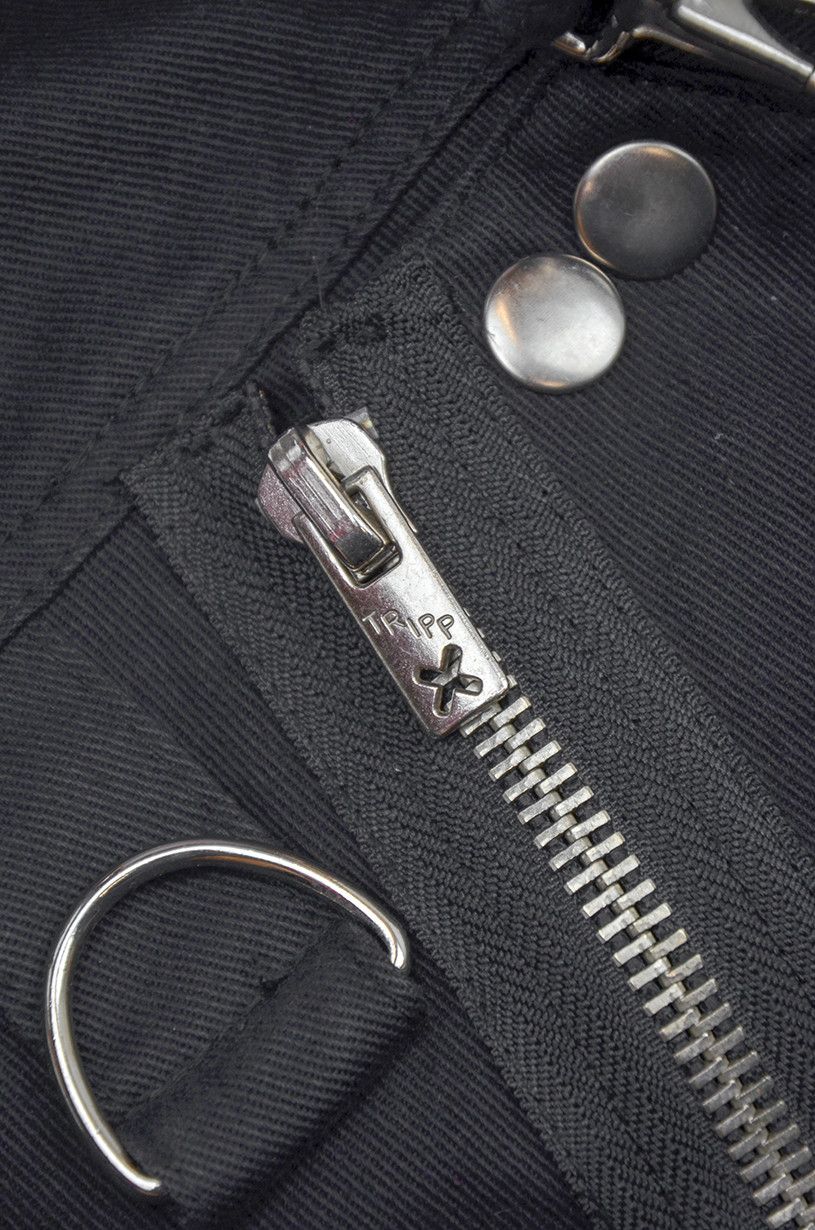 Seditionaries × Tripp NYC × Vintage TRIPP NYC Black Denim Bondage Size US S / EU 44-46 / 1 - 8 Thumbnail