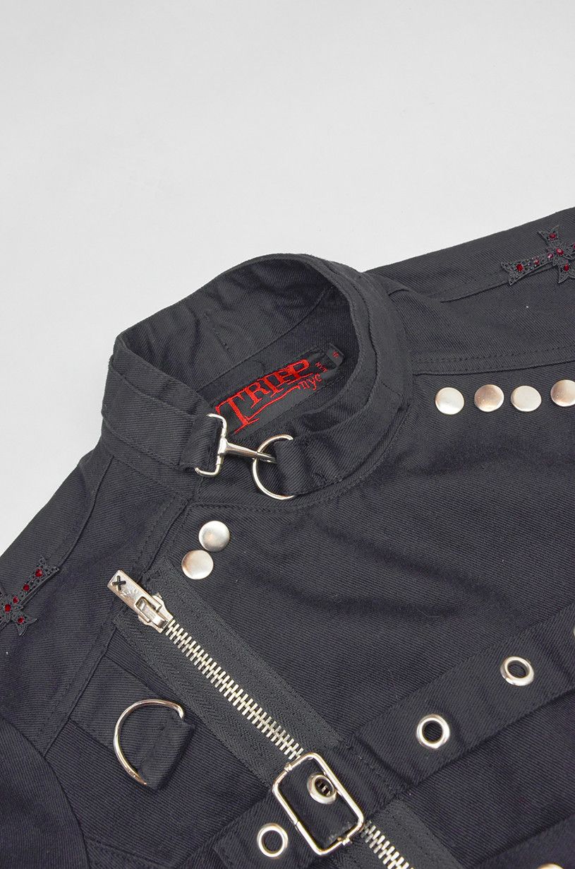 Seditionaries × Tripp NYC × Vintage TRIPP NYC Black Denim Bondage Size US S / EU 44-46 / 1 - 4 Thumbnail
