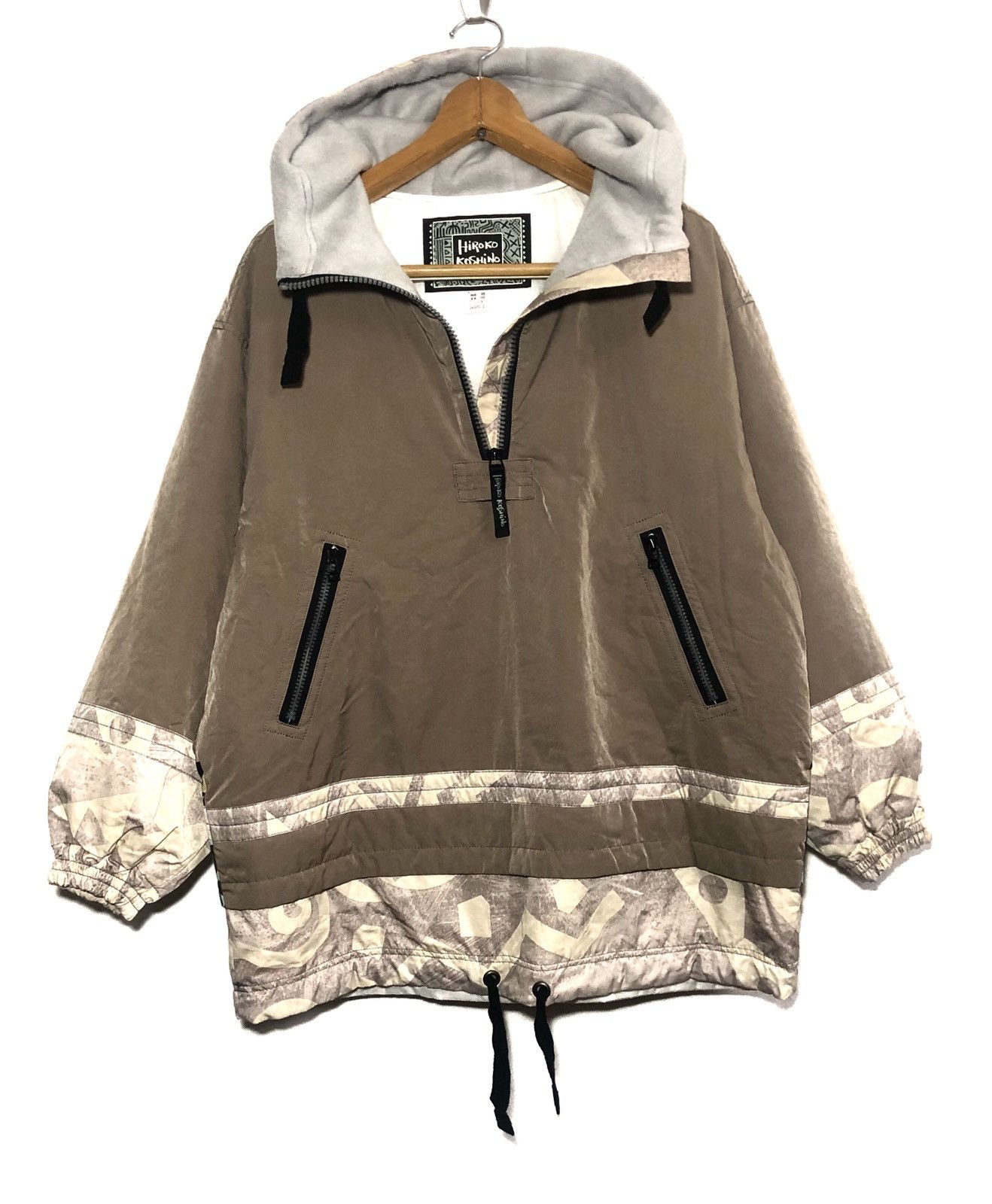 Japanese Brand Japanese Brand Hiroko Koshino Warm Jacket With Hoodie Size US L / EU 52-54 / 3 - 3 Thumbnail