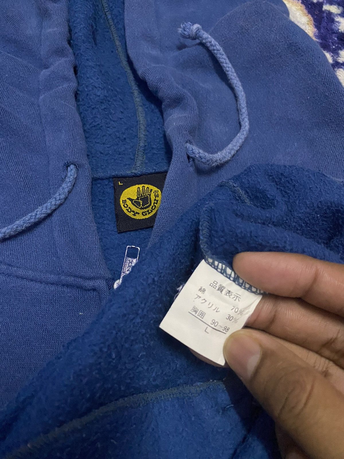 Body Glove Vintage 90s Surf Hoodie / Vintage Body Glove Hoodie Size US L / EU 52-54 / 3 - 12 Thumbnail