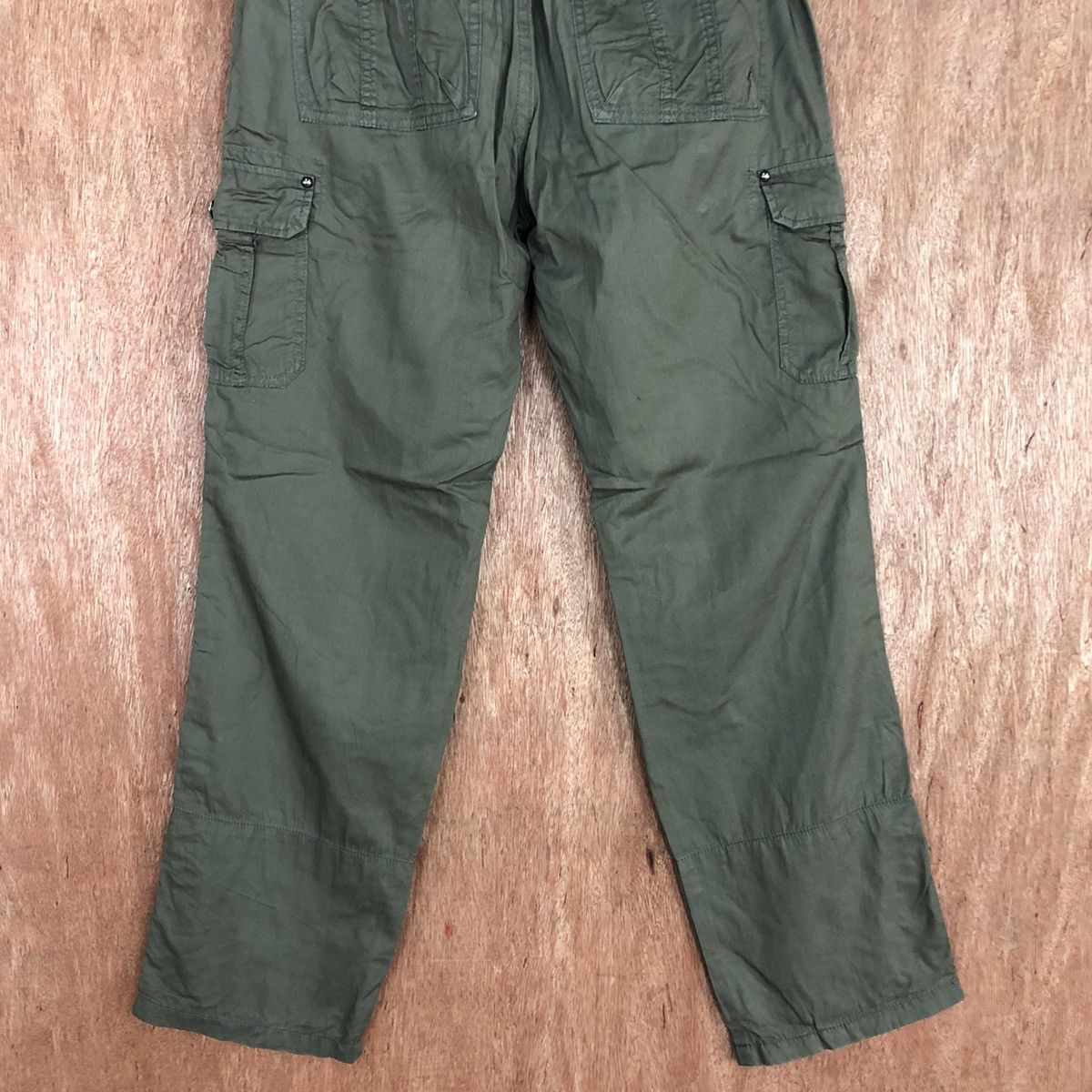 Japanese Brand D Japan Green Multipocket utility Tactical Cargo Pants #2116 Size US 32 / EU 48 - 11 Thumbnail