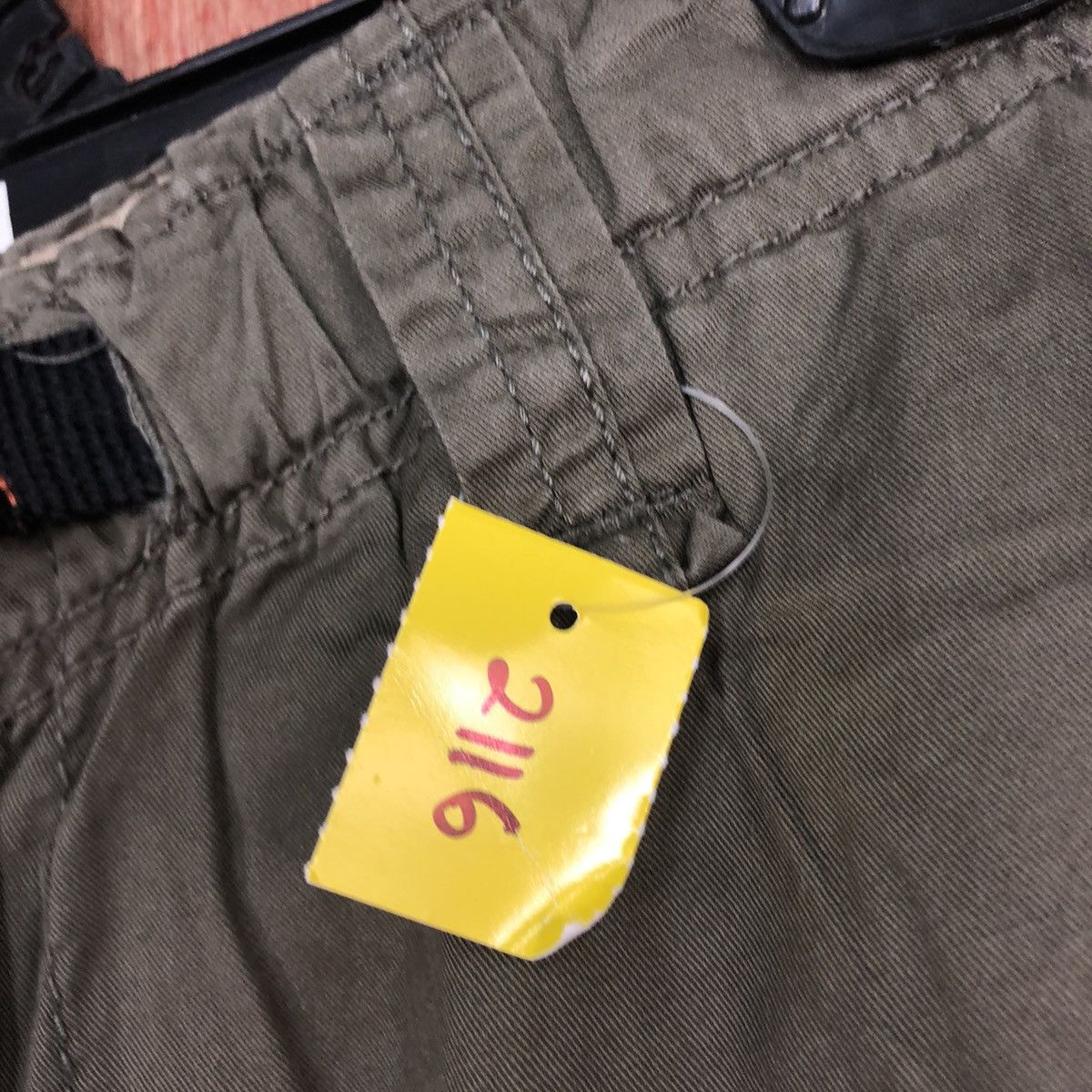 Japanese Brand D Japan Green Multipocket utility Tactical Cargo Pants #2116 Size US 32 / EU 48 - 7 Thumbnail