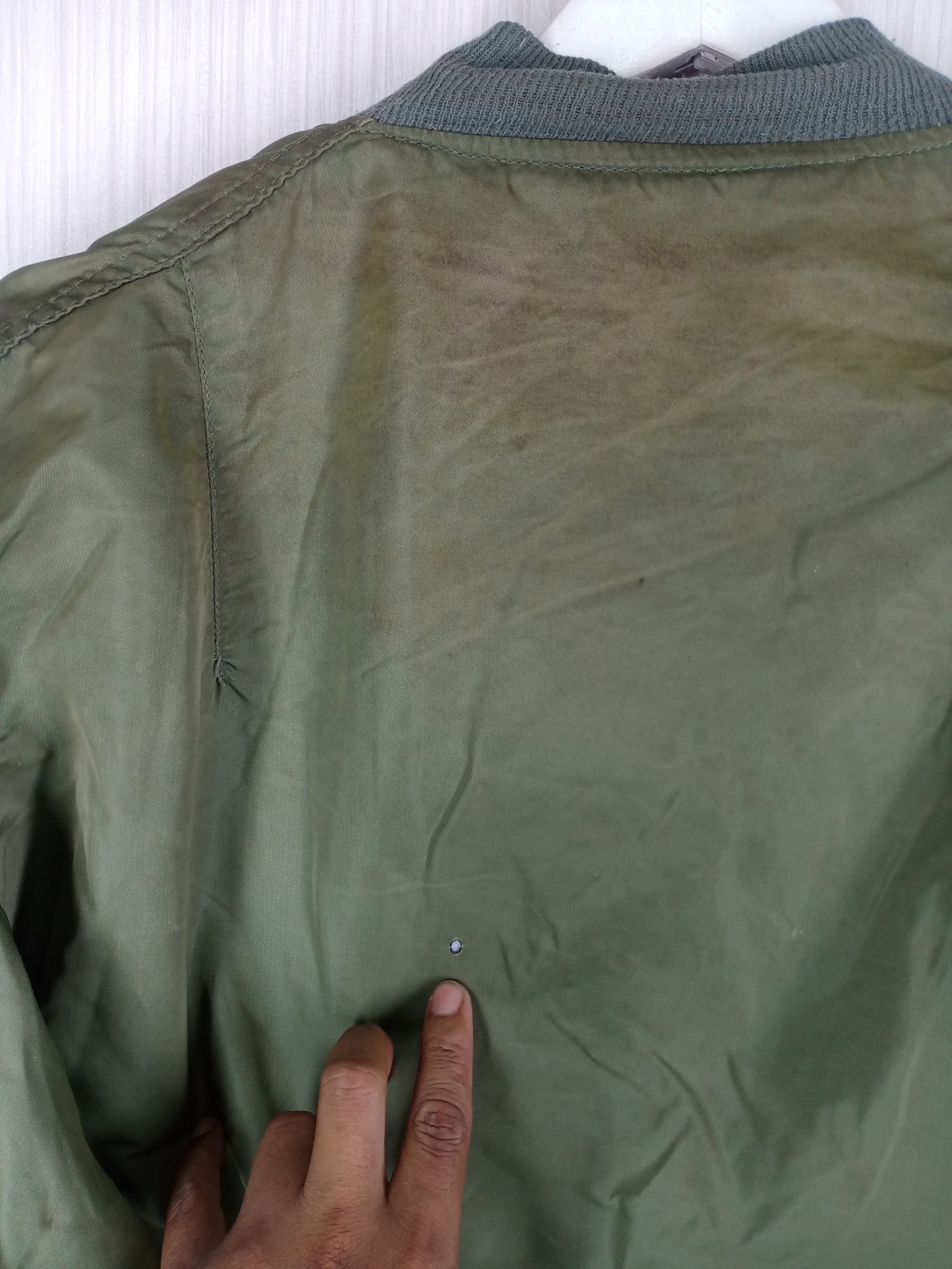 Alpha Industries Vintage 80s Alpha Industries Ma-1 Bomber Jacket Size US XL / EU 56 / 4 - 10 Thumbnail