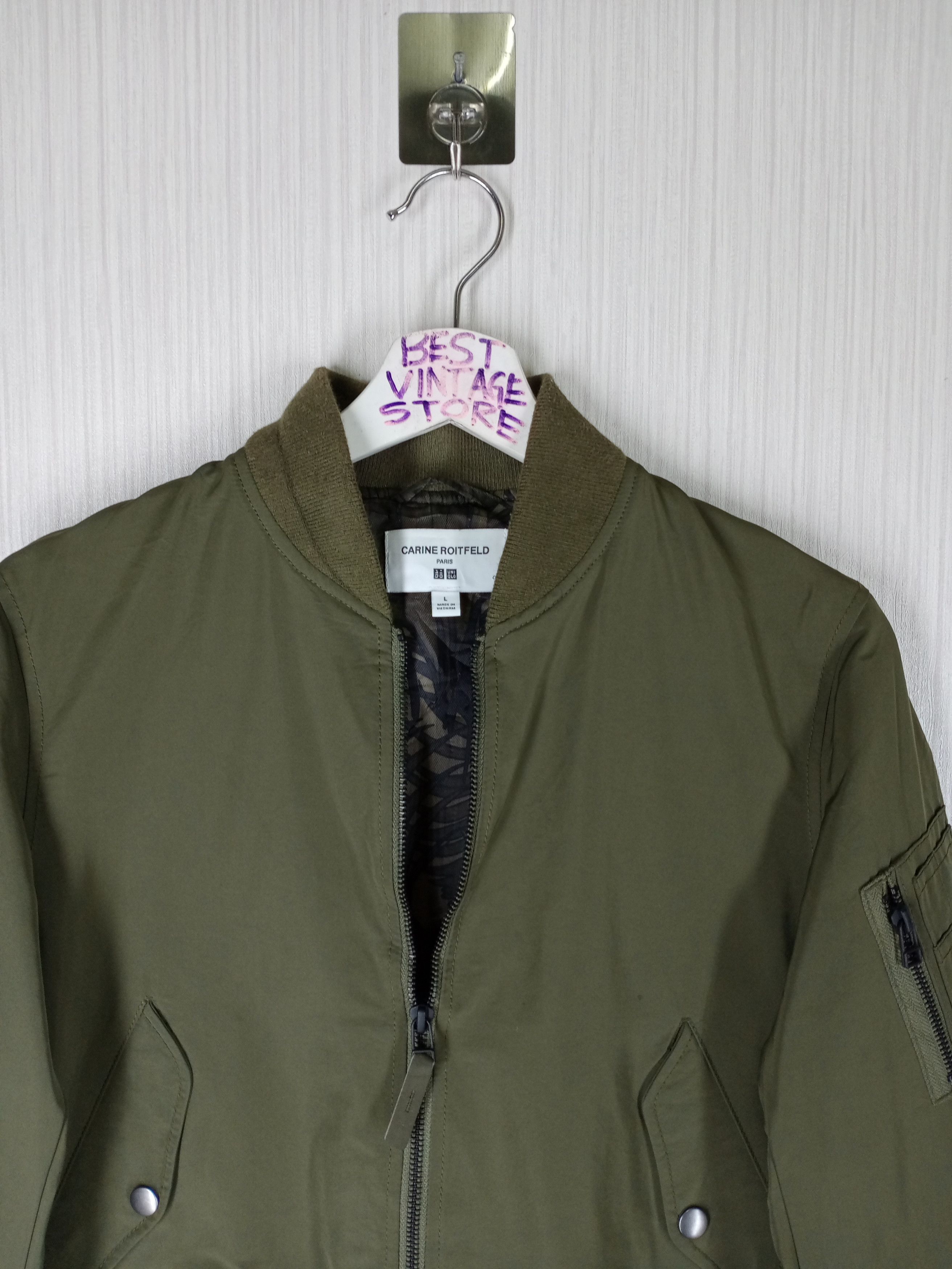 Uniqlo Carine Roitfeld X Uniqlo Cropped Bomber Jacket Size US S / EU 44-46 / 1 - 6 Thumbnail
