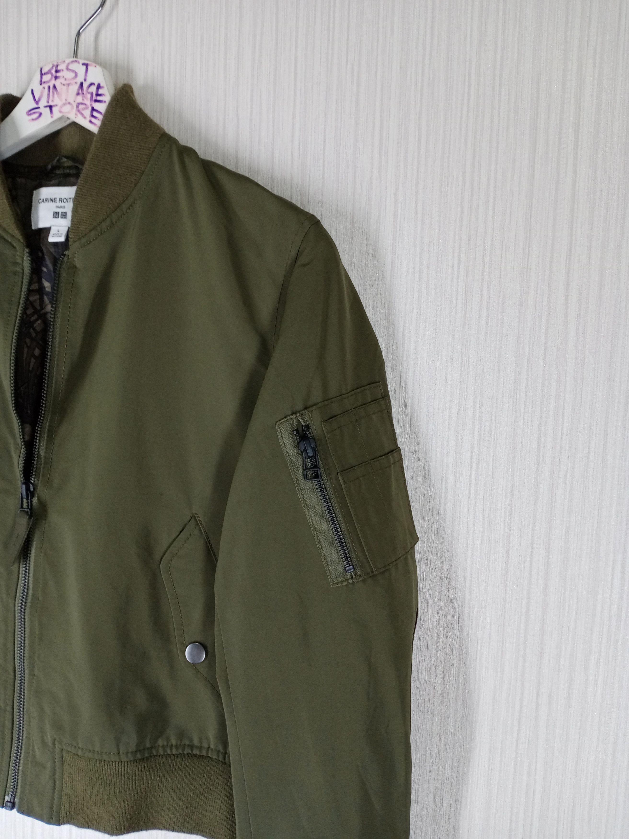 Uniqlo Carine Roitfeld X Uniqlo Cropped Bomber Jacket Size US S / EU 44-46 / 1 - 2 Thumbnail