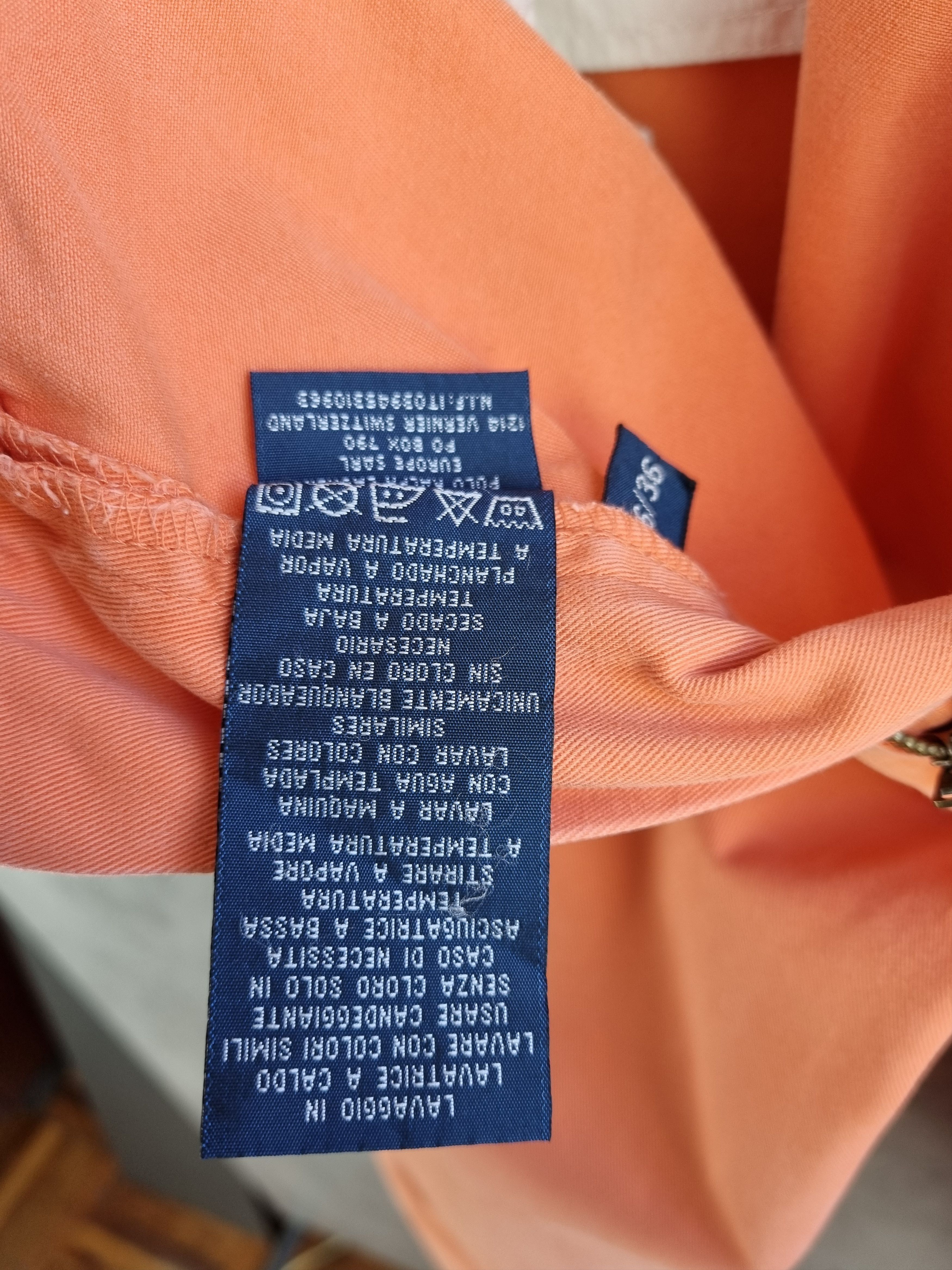 Polo Ralph Lauren × Vintage Rare Polo by RALPH LAUREN Cargo Orange Military Pants Size US 34 / EU 50 - 7 Thumbnail