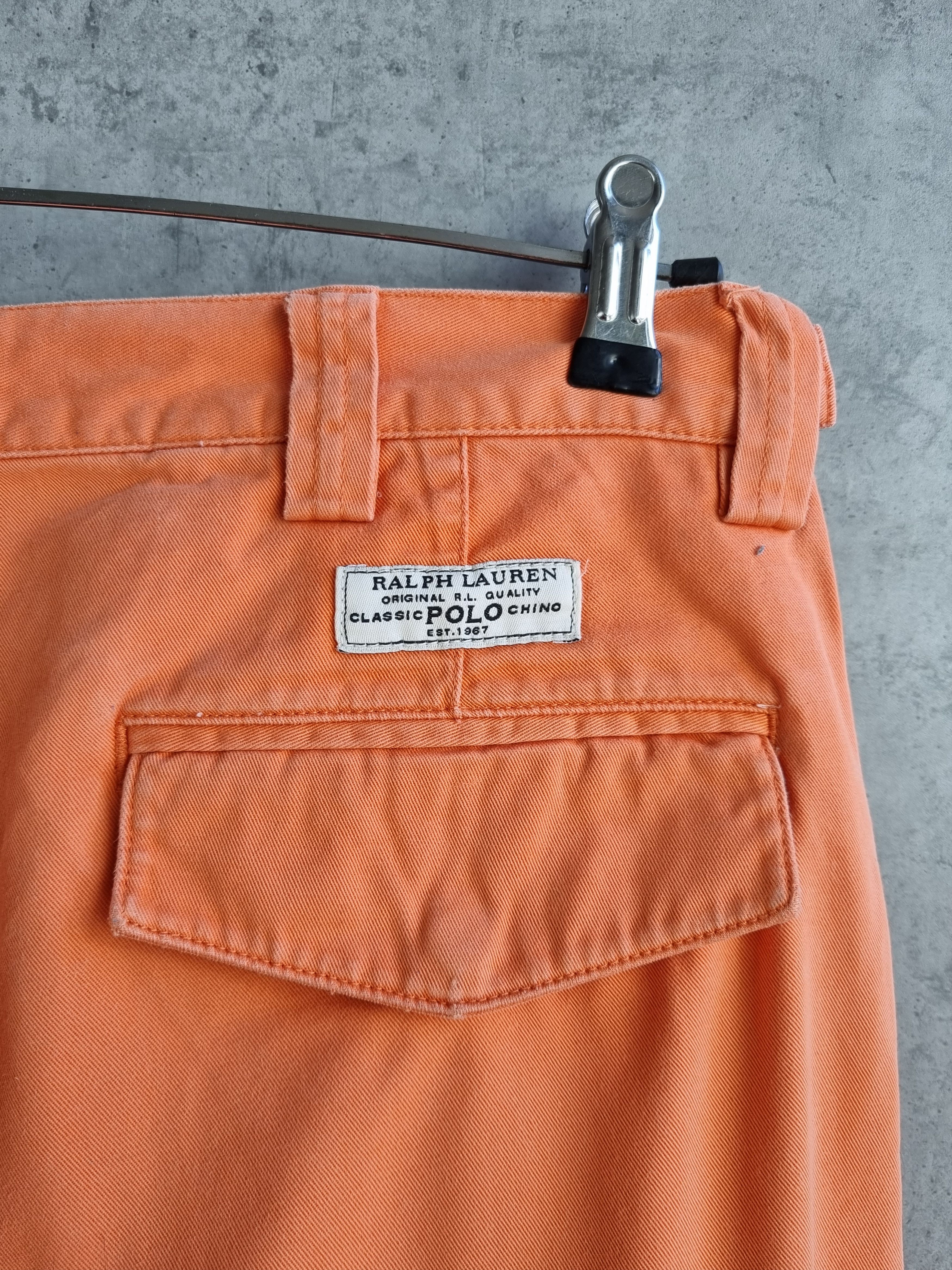 Polo Ralph Lauren × Vintage Rare Polo by RALPH LAUREN Cargo Orange Military Pants Size US 34 / EU 50 - 9 Thumbnail