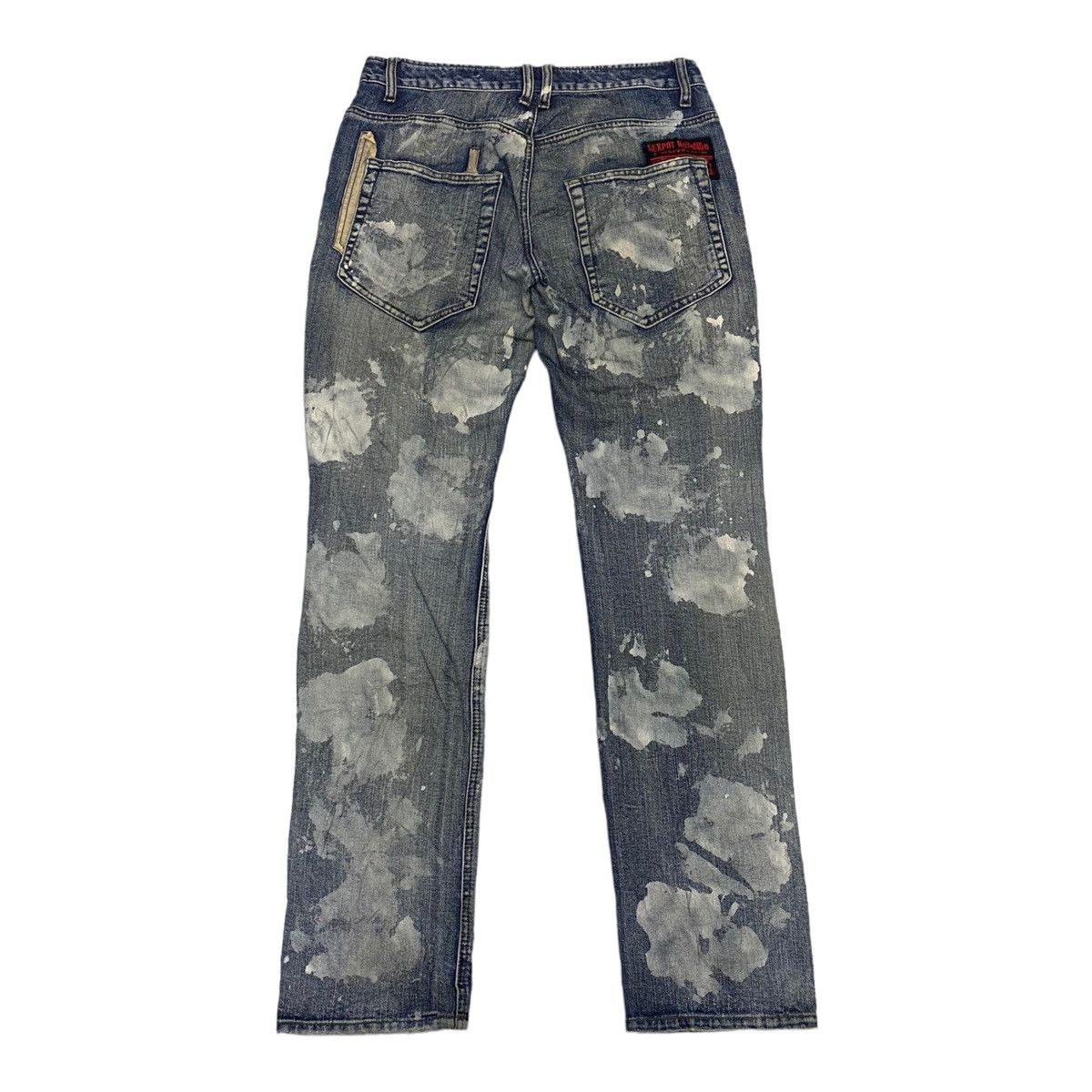 Hysteric Glamour VINTAGE SEX POT REVENGE PUNK RARE DISTRESS PATCHWORK DENIM Size US 30 / EU 46 - 3 Thumbnail
