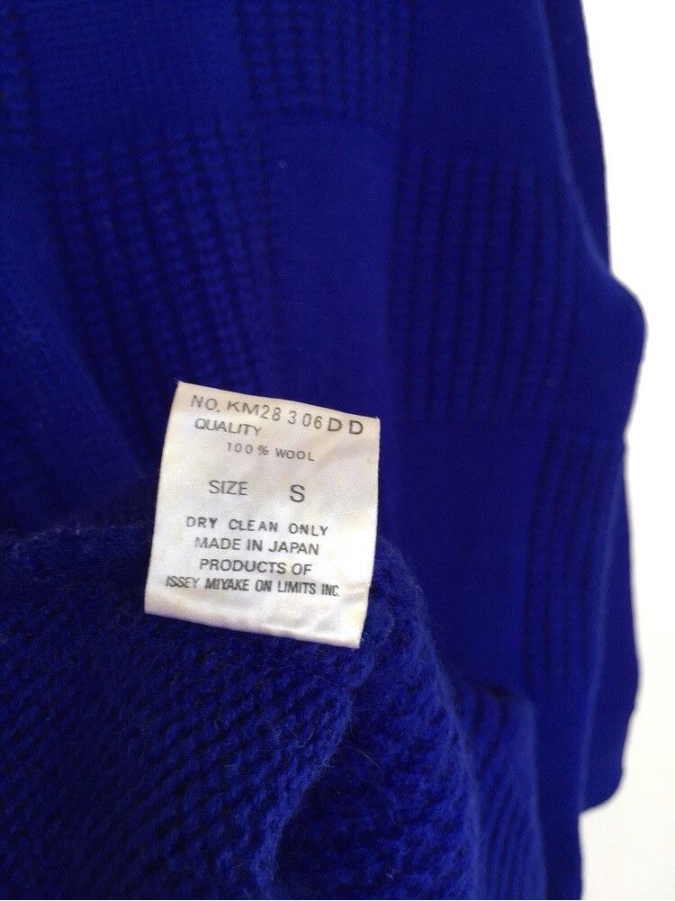 Issey Miyake GRAIL🔥Issey Miyake Men Shawl Collar O/S Knitwear Size US L / EU 52-54 / 3 - 7 Thumbnail