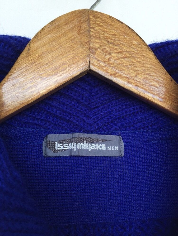 Issey Miyake GRAIL🔥Issey Miyake Men Shawl Collar O/S Knitwear Size US L / EU 52-54 / 3 - 6 Thumbnail