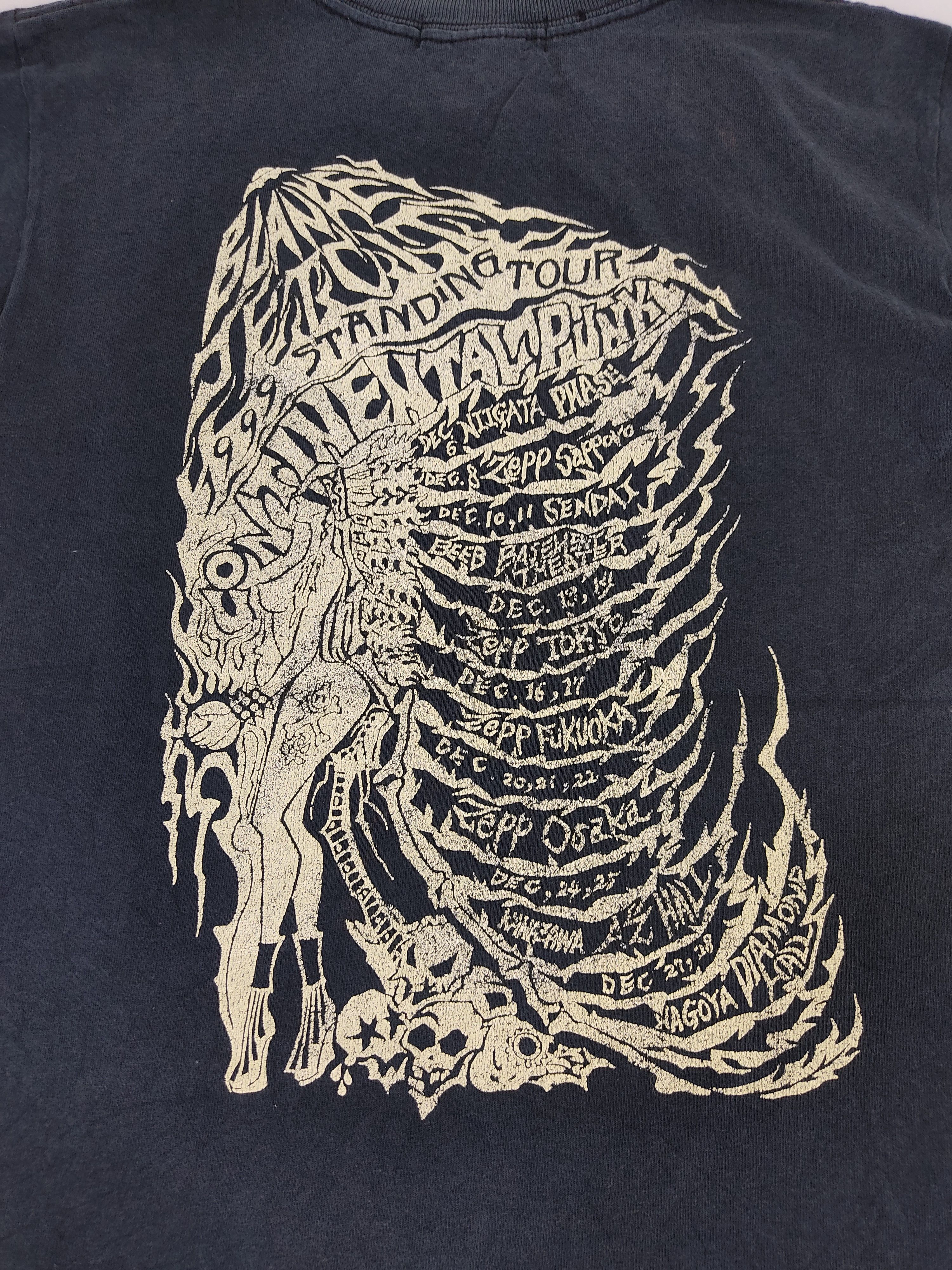 Band Tees Blankey Jet City Continental Punk Band Rock Tee Shirt Size US S / EU 44-46 / 1 - 4 Thumbnail
