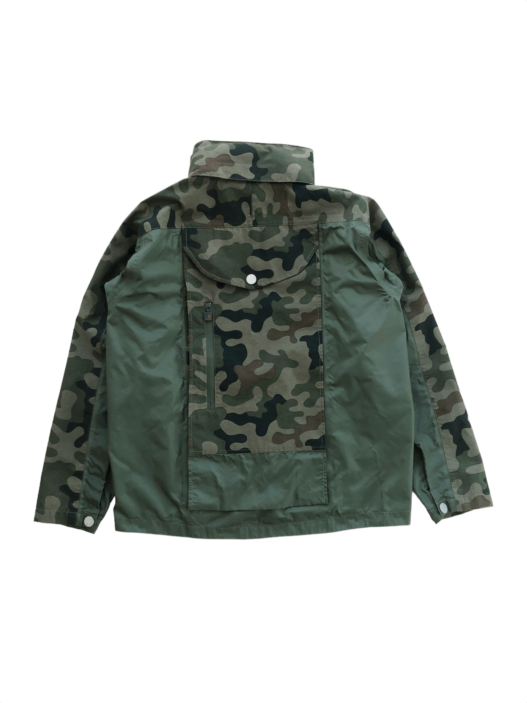 image of Ss16 Nigel Cabourn K-100 & Karrimor Packaway/bagback Shell in Camo Mix, Men's (Size Medium)