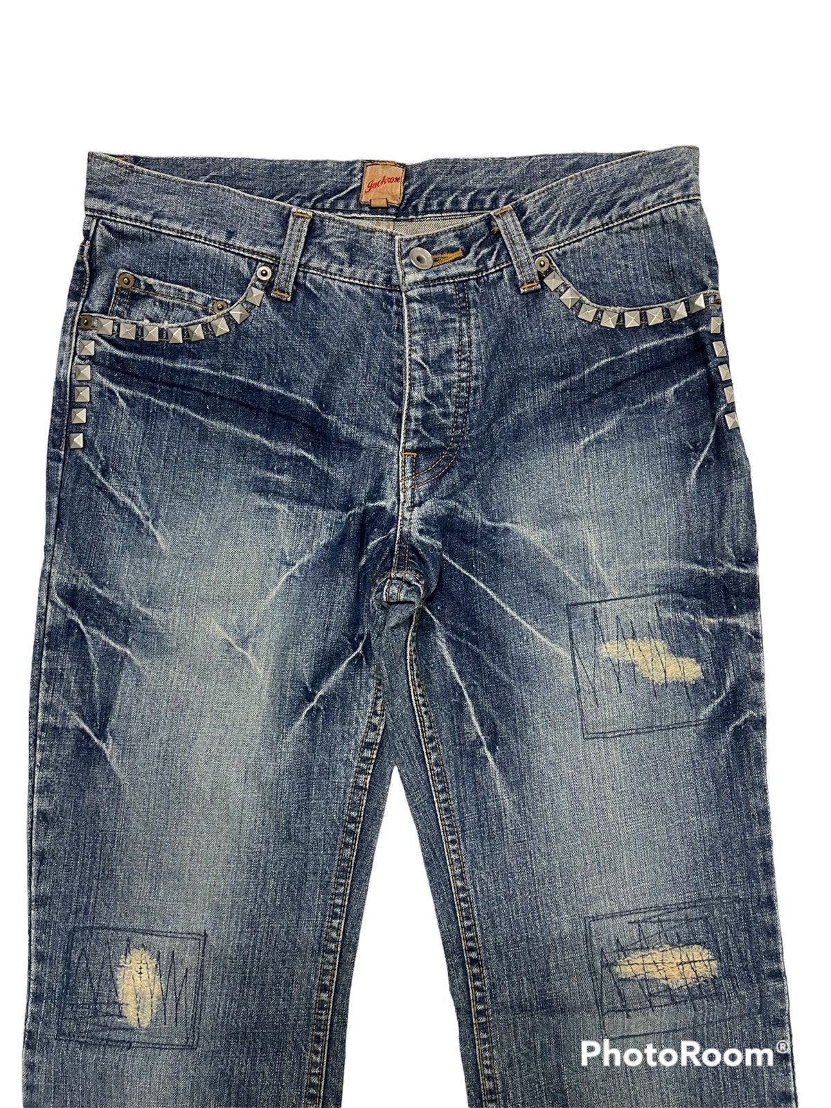 JACKROSE × Japanese Brand Vintage Jack Rose Distressed Denim Size US 31 - 3 Thumbnail