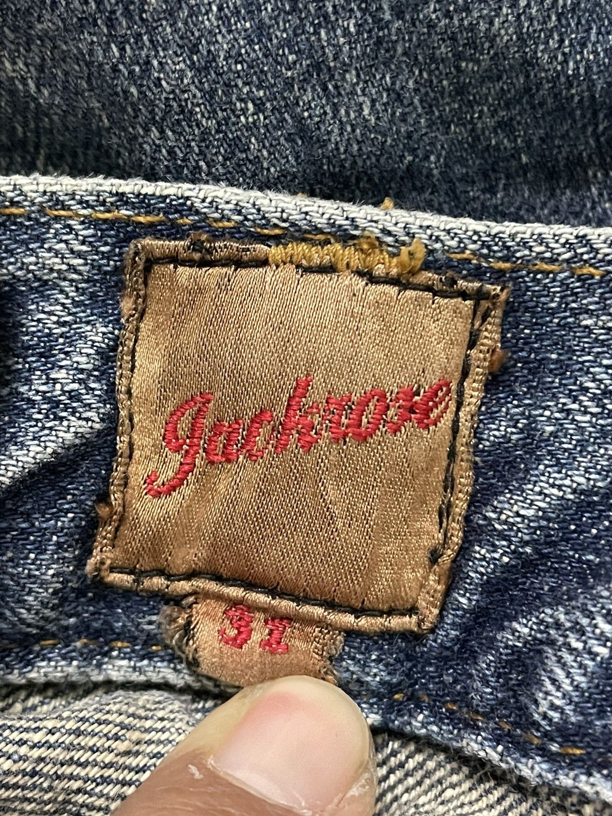JACKROSE × Japanese Brand Vintage Jack Rose Distressed Denim Size US 31 - 10 Thumbnail