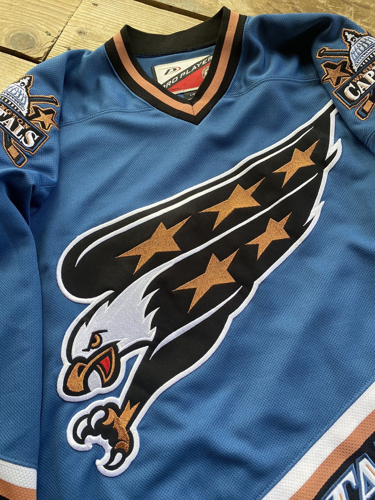 Pro Player Vintage Washington Capitals Screaming Eagle Jersey ProPlayer Size US L / EU 52-54 / 3 - 3 Thumbnail