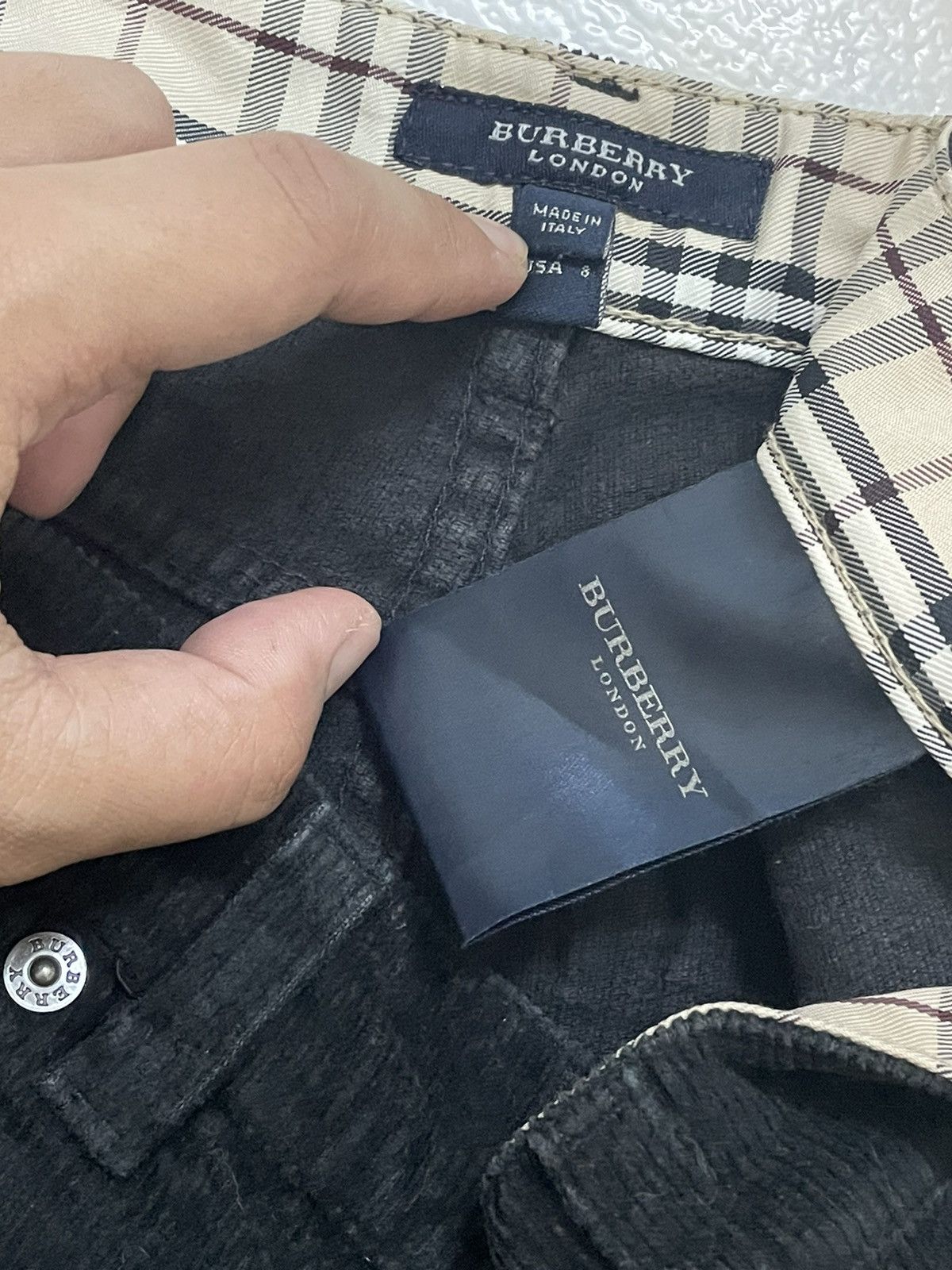 Burberry × Vintage Vintage Burberry Corduroy Pants Size US 30 / EU 46 - 8 Thumbnail