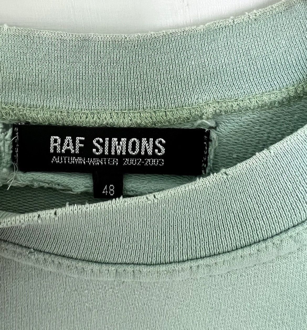Raf Simons AW2002-2003 Raf Simons VirginiaCreeper Nebraska MintCrewneck Size US XL / EU 56 / 4 - 4 Thumbnail
