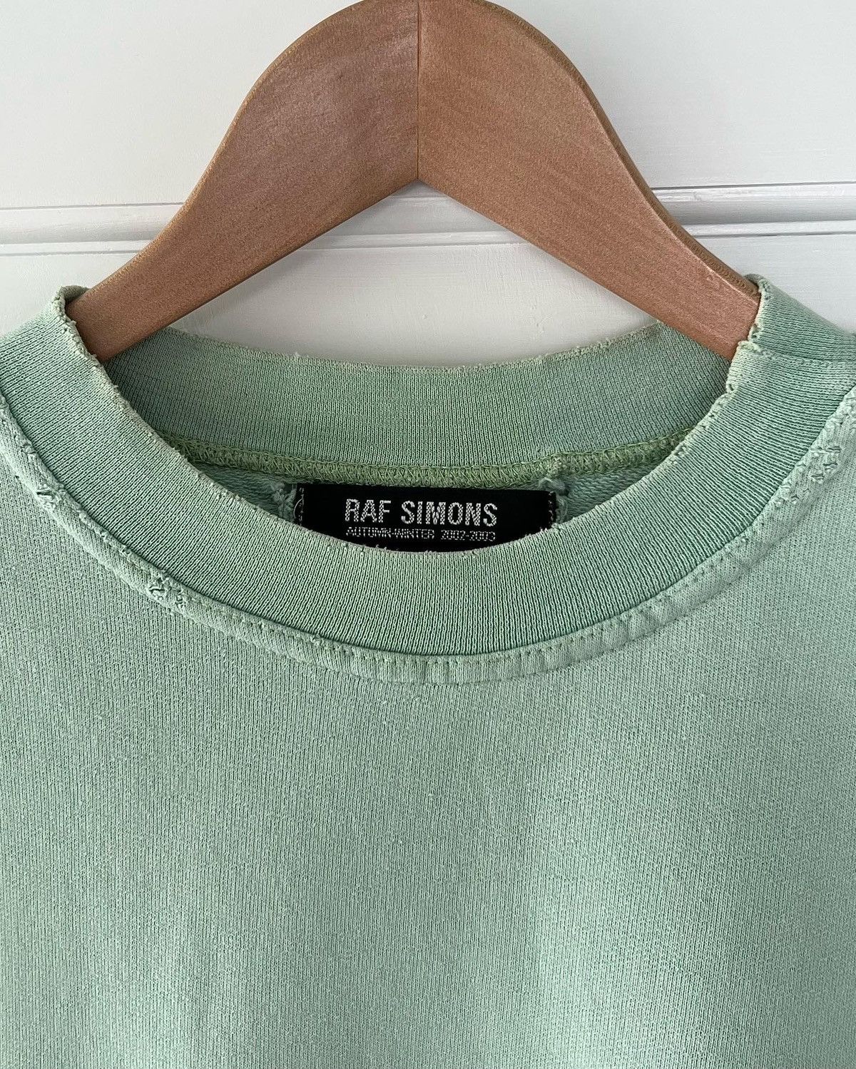 Raf Simons AW2002-2003 Raf Simons VirginiaCreeper Nebraska MintCrewneck Size US XL / EU 56 / 4 - 3 Thumbnail