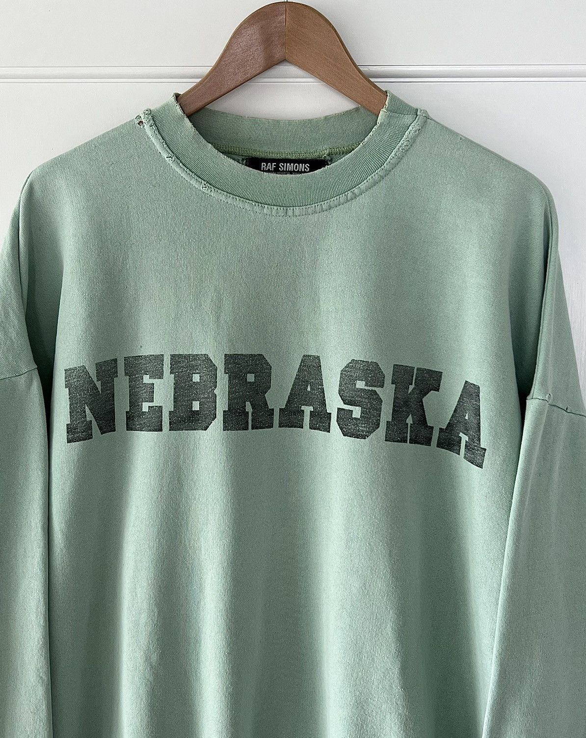 Raf Simons AW2002-2003 Raf Simons VirginiaCreeper Nebraska MintCrewneck Size US XL / EU 56 / 4 - 2 Thumbnail