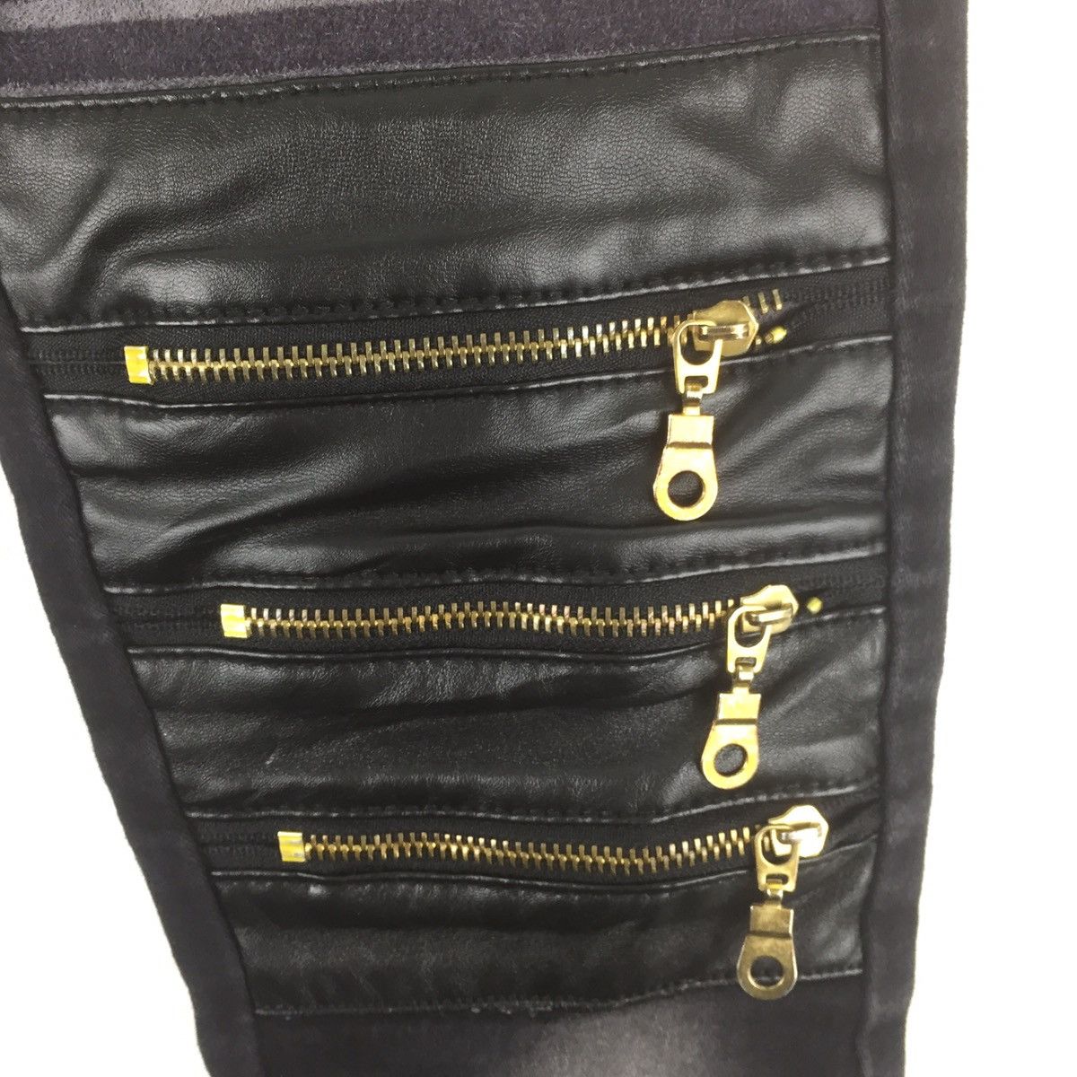 Japanese Brand × Seditionaries Japanese brand tactical pocket zipper patchwork pu leather Size 28" / US 6 / IT 42 - 3 Thumbnail