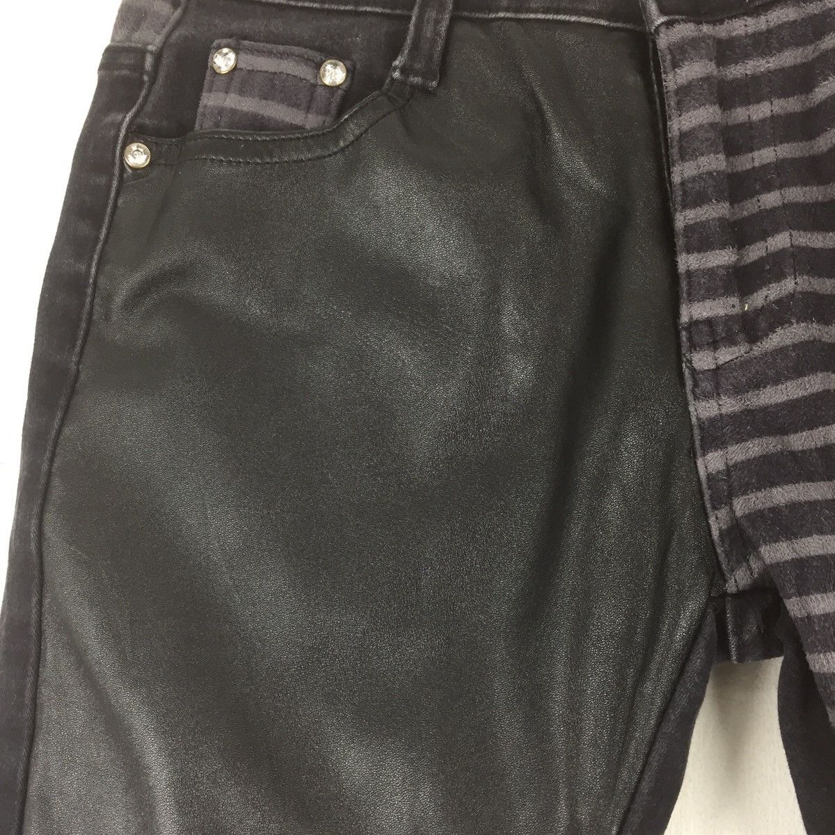 Japanese Brand × Seditionaries Japanese brand tactical pocket zipper patchwork pu leather Size 28" / US 6 / IT 42 - 4 Thumbnail