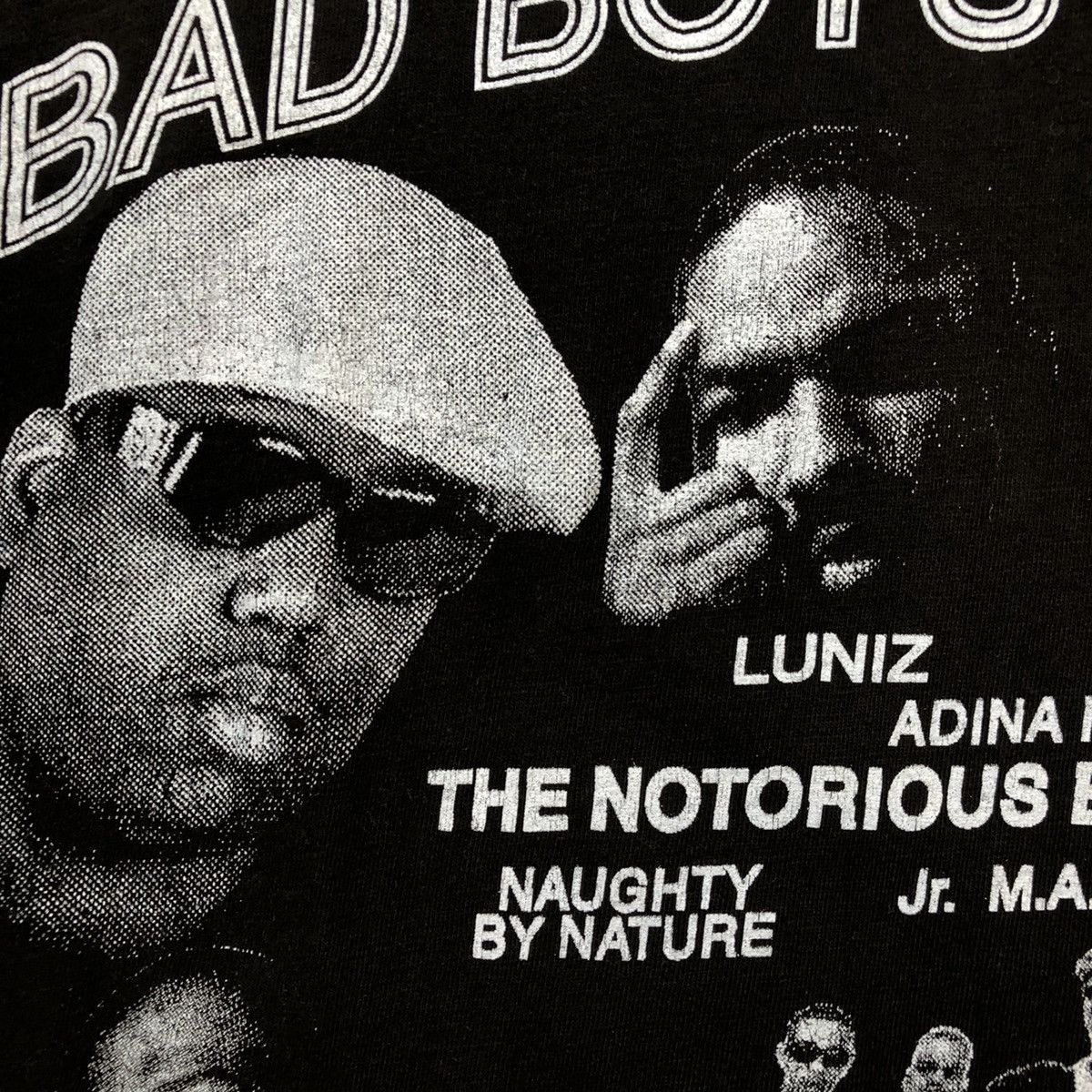 Rap Tees Vintage 90s Bad Boys Tour Shirt Notorious BIG Jodeci Rap Tee Size US M / EU 48-50 / 2 - 8 Thumbnail