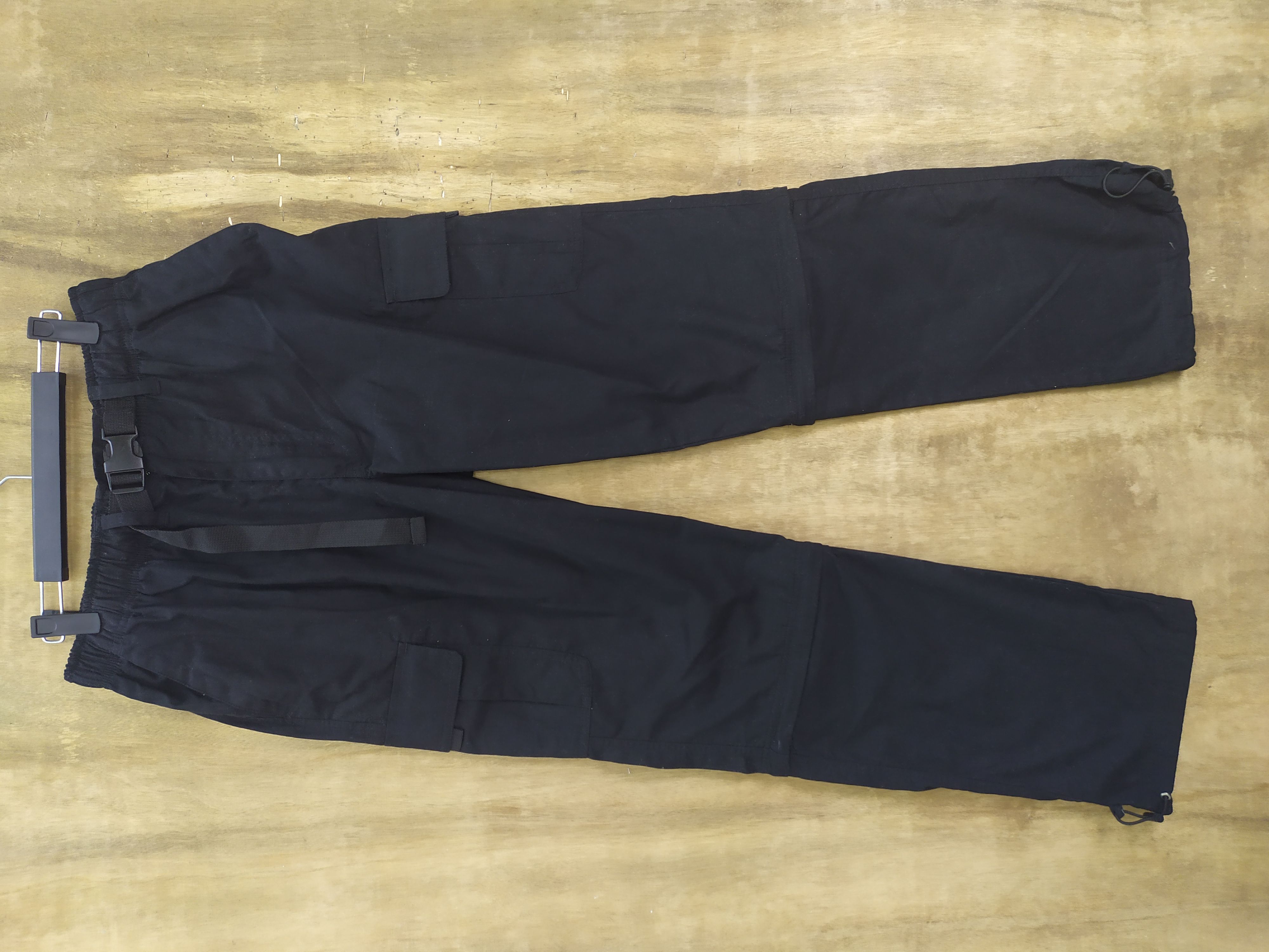 Pre-owned Black Euroyal Cargo Pants/multipocket Tactical Pants In