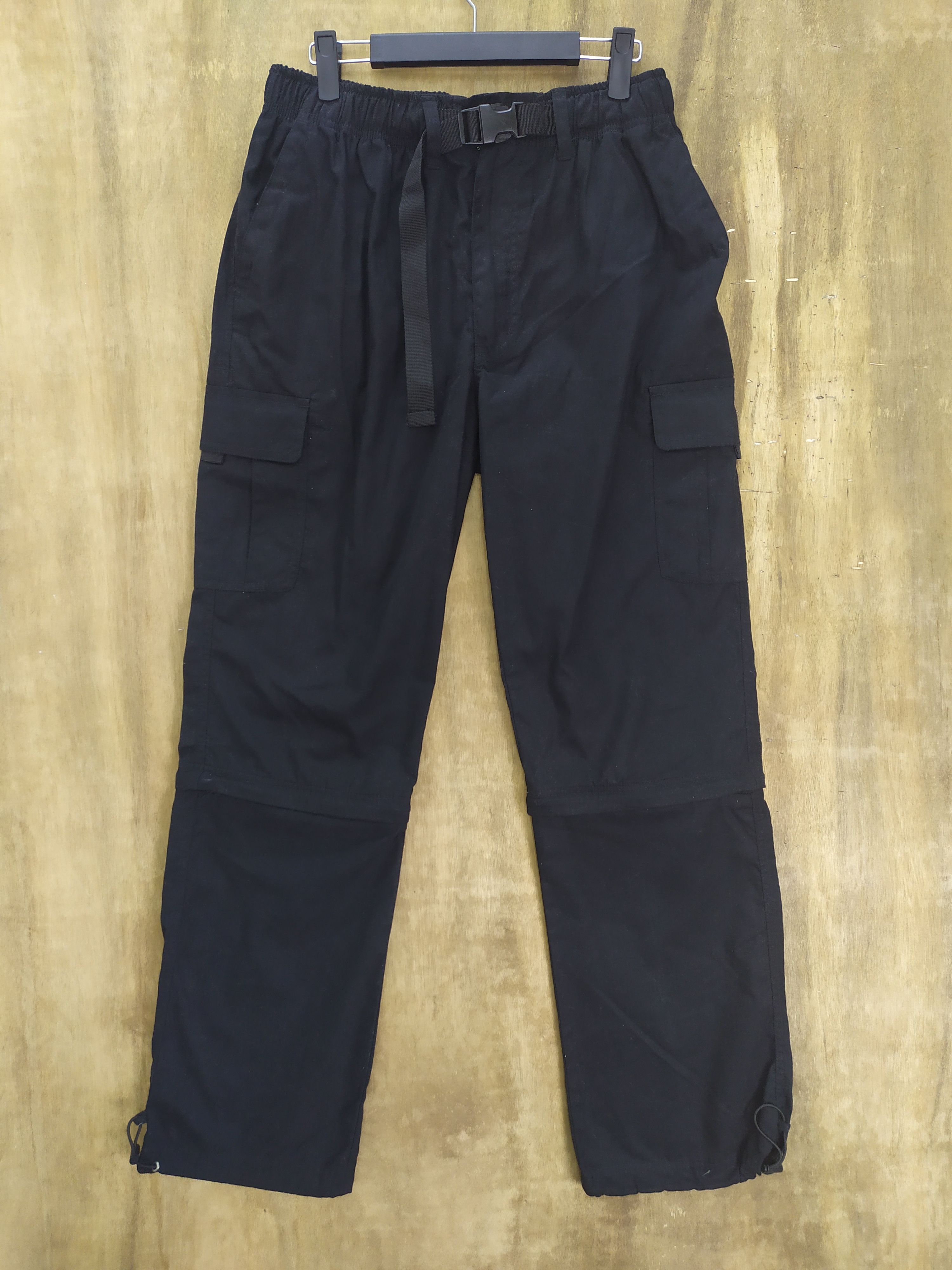 Pre-owned Black Euroyal Cargo Pants/multipocket Tactical Pants In