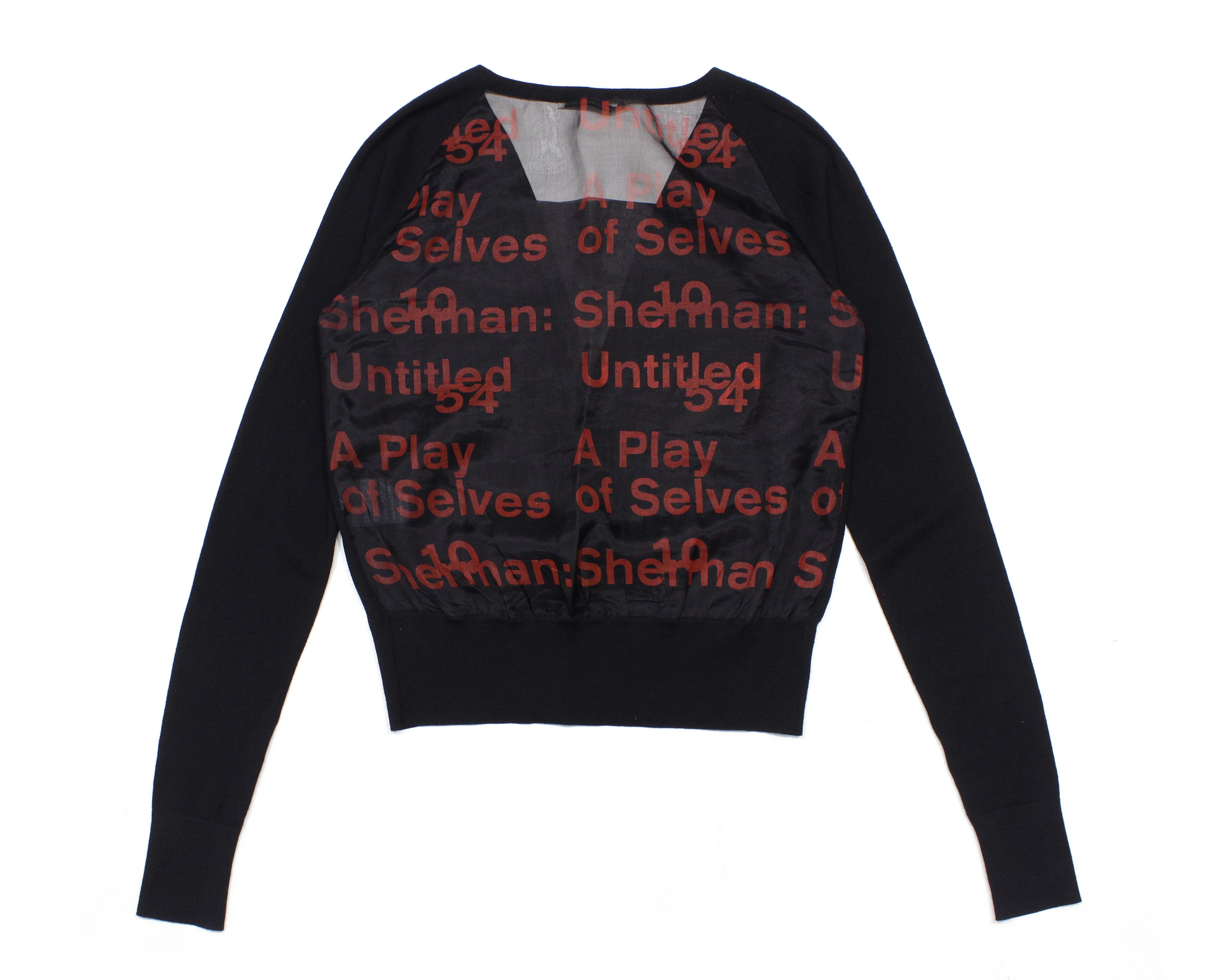Balenciaga 2010 Wool Silk Printed Sweater Size S / US 4 / IT 40 - 3 Thumbnail