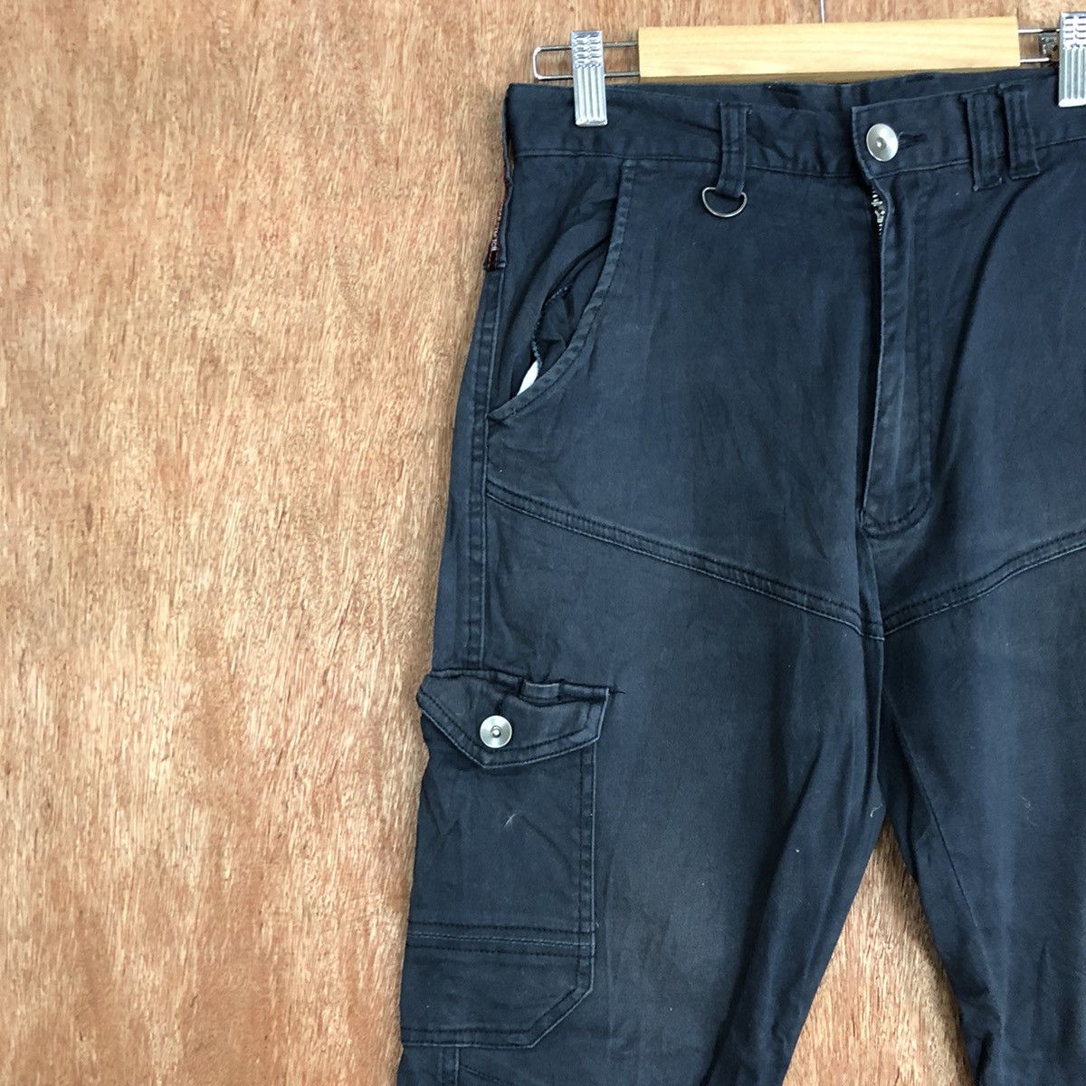 Japanese Brand Jogger Stretch Multipocket Cargo Pants #c821 Size US 29 - 6 Thumbnail