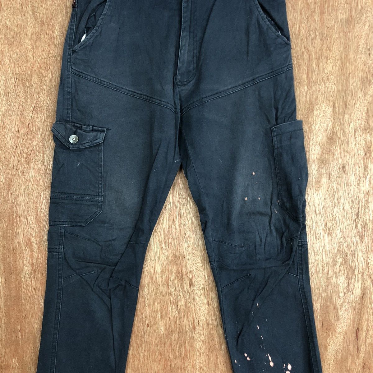 Japanese Brand Jogger Stretch Multipocket Cargo Pants #c821 Size US 29 - 4 Thumbnail
