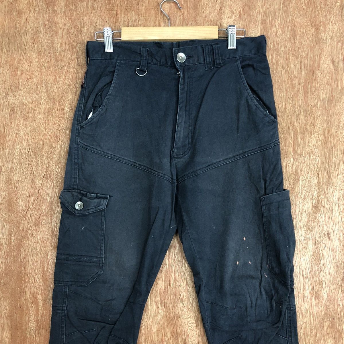 Japanese Brand Jogger Stretch Multipocket Cargo Pants #c821 Size US 29 - 2 Thumbnail