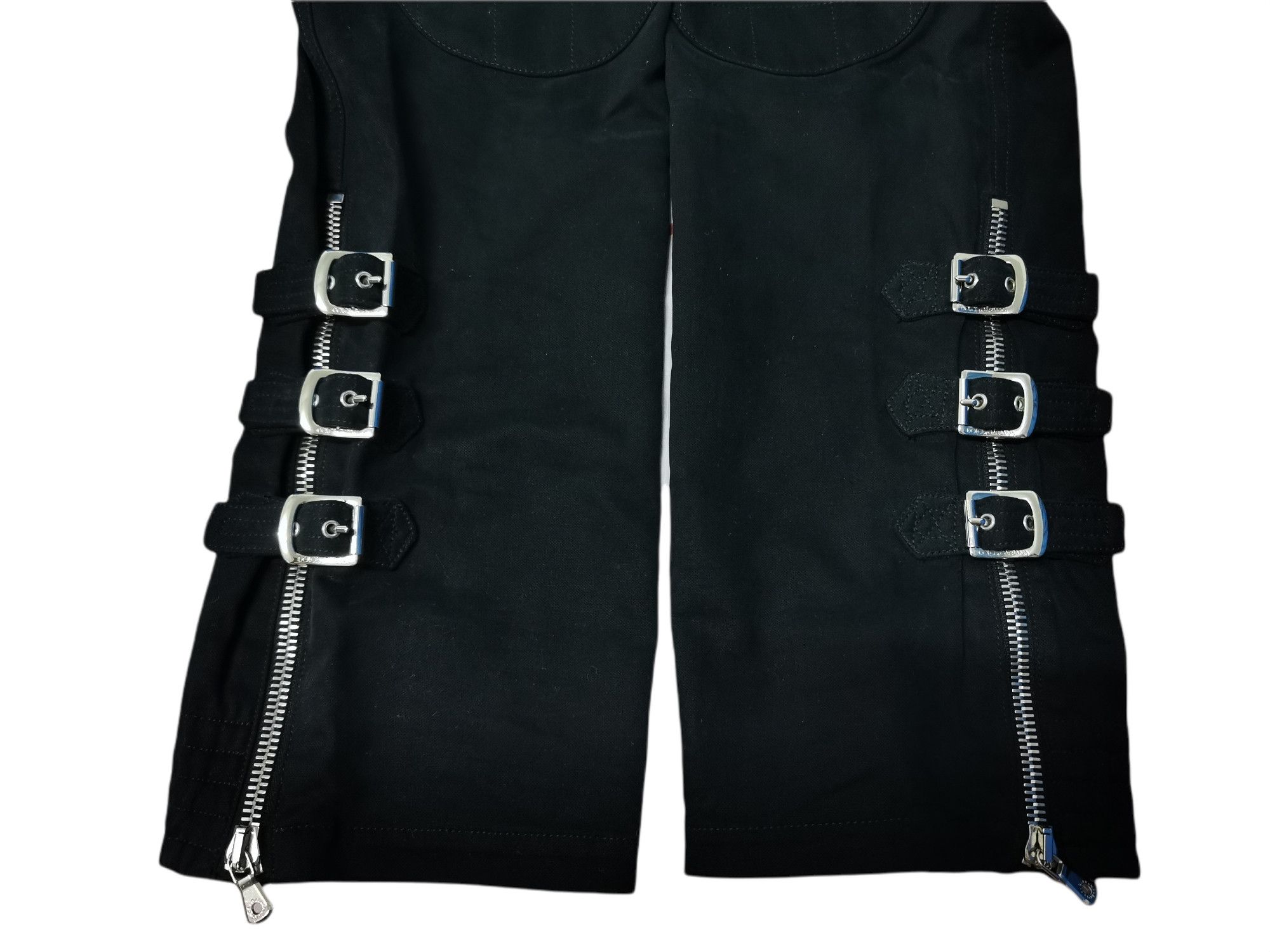 Dolce & Gabbana AW2006 Dolce & Gabbana Multi Buckle Dark Cargo Pants Size US 28 / EU 44 - 2 Thumbnail