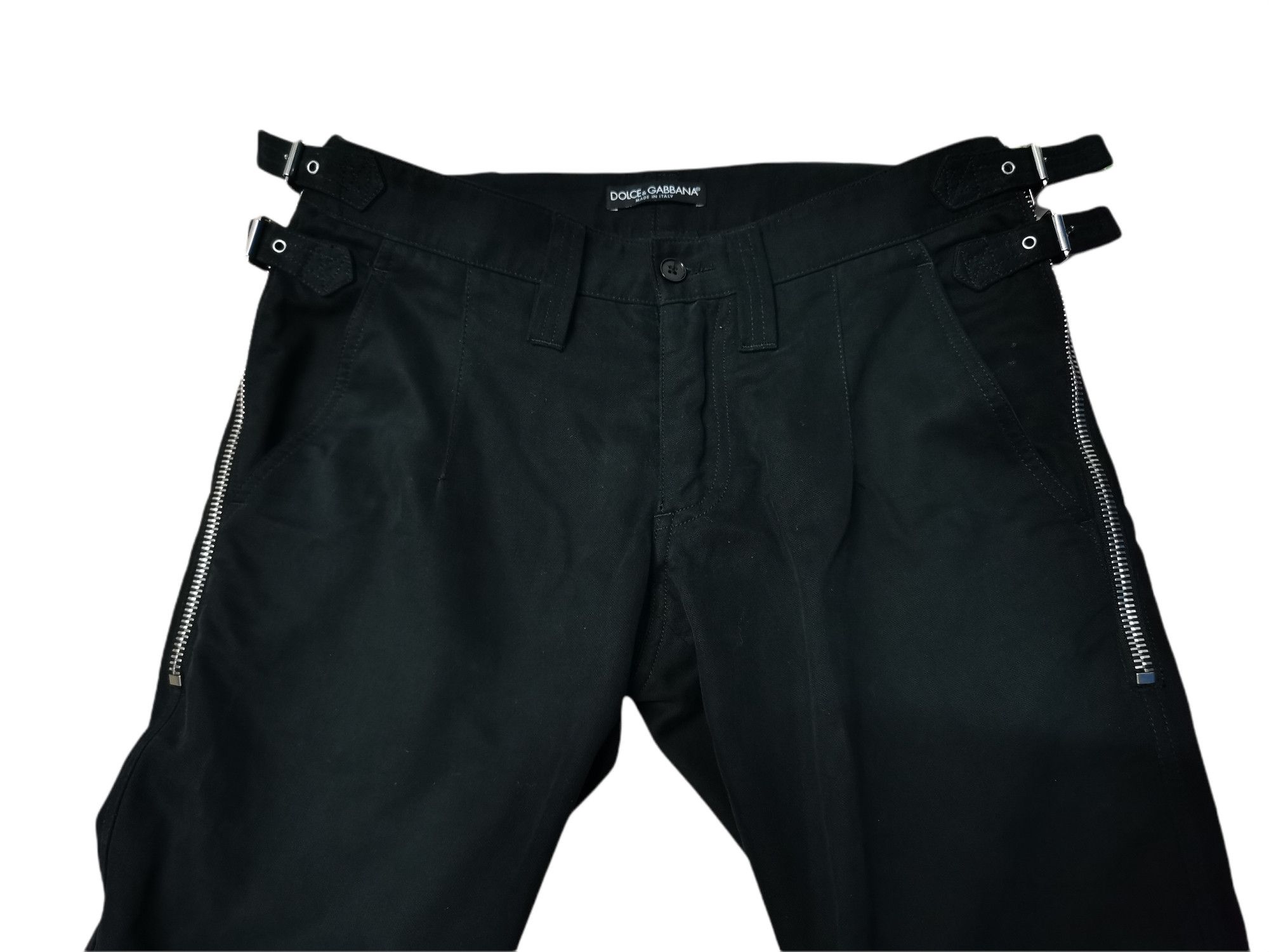 Dolce & Gabbana AW2006 Dolce & Gabbana Multi Buckle Dark Cargo Pants Size US 28 / EU 44 - 4 Thumbnail