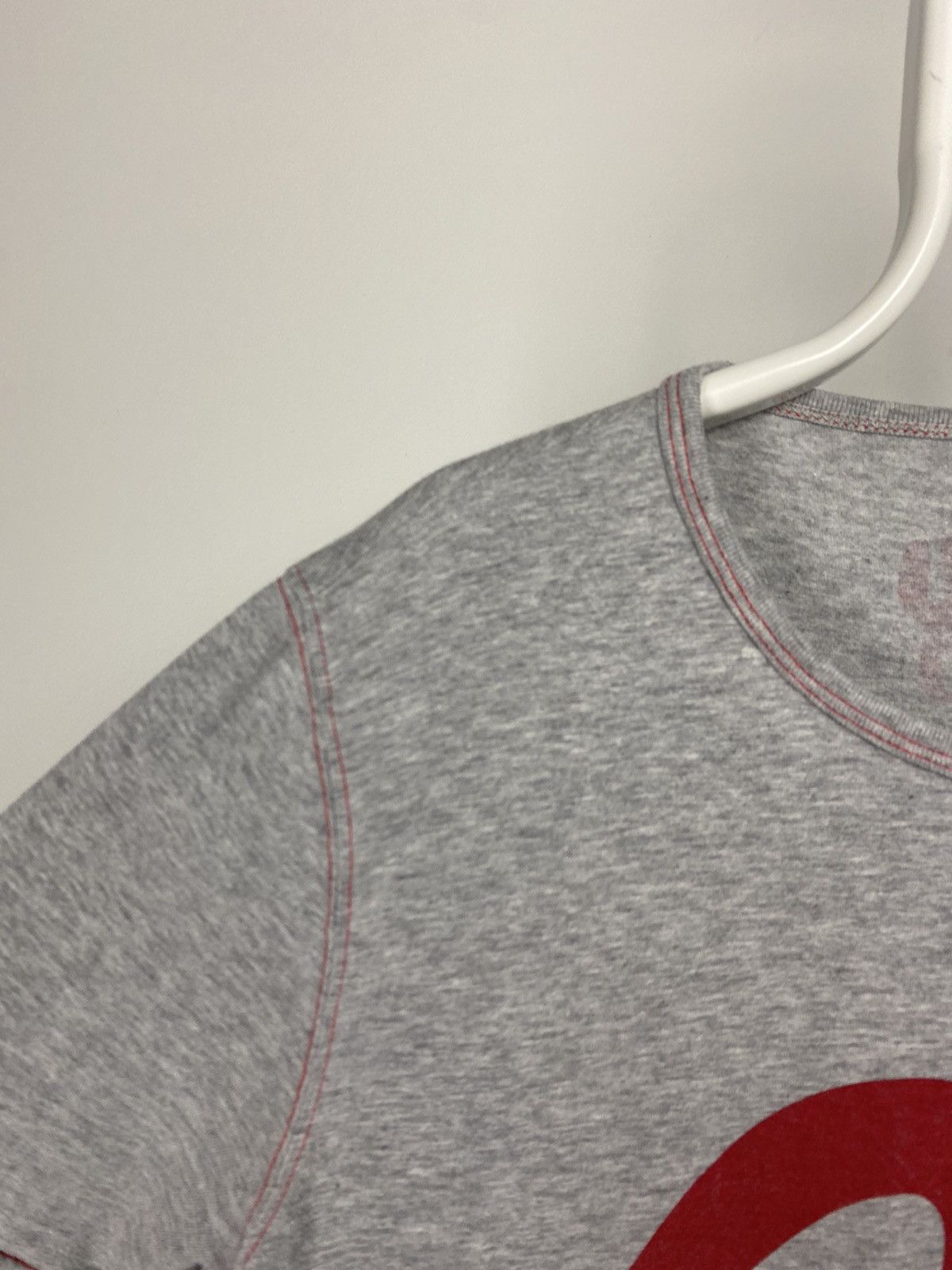 Evisu × Japanese Brand × Vintage Evisu EU ED vintage T-shirt big seagull logo red in grey Size US M / EU 48-50 / 2 - 5 Thumbnail
