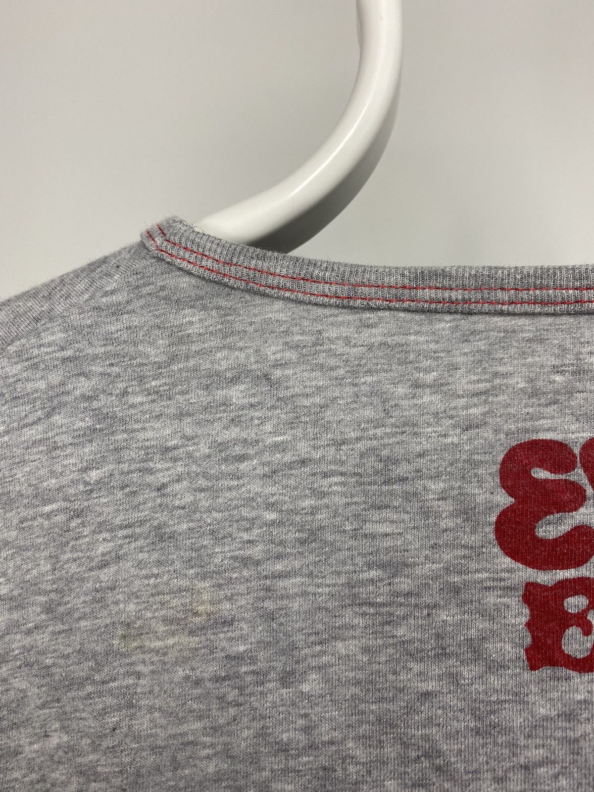 Evisu × Japanese Brand × Vintage Evisu EU ED vintage T-shirt big seagull logo red in grey Size US M / EU 48-50 / 2 - 8 Thumbnail