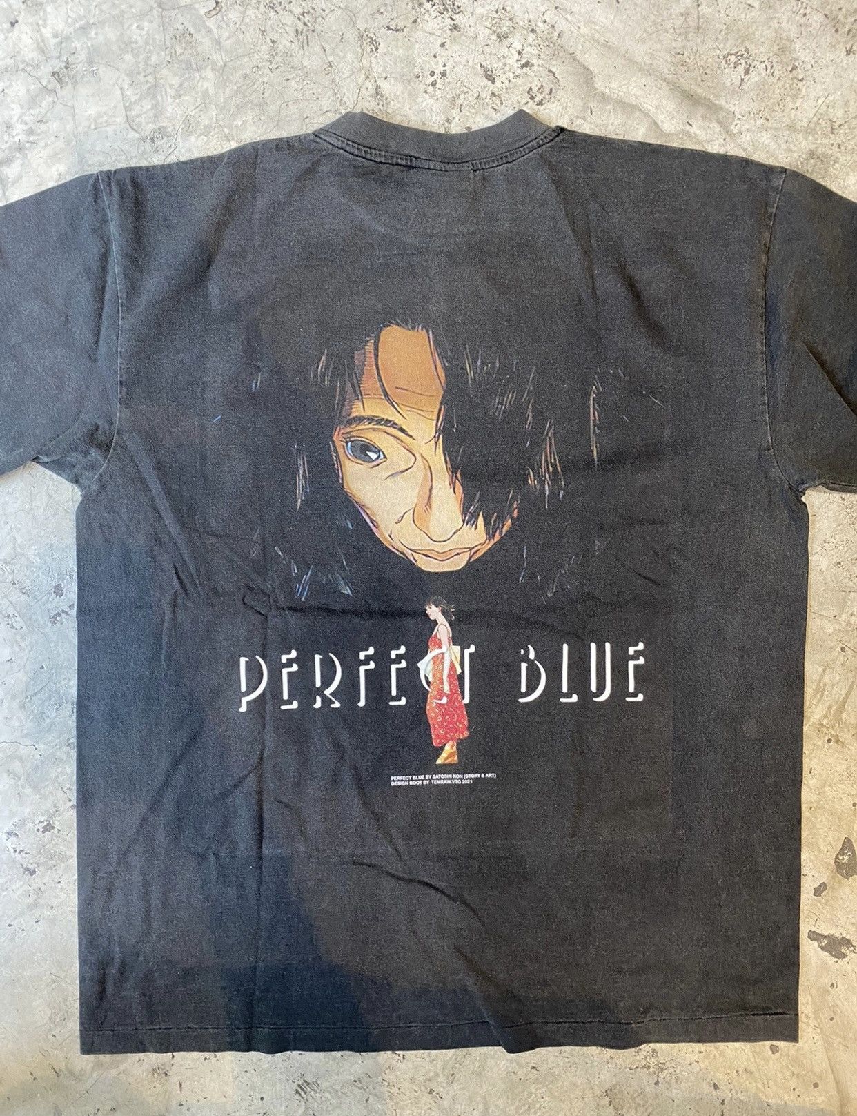 Other Perfect Blue Bootleg XL XXL Anime Ghibli manga vtg Akira Size US XL / EU 56 / 4 - 3 Thumbnail