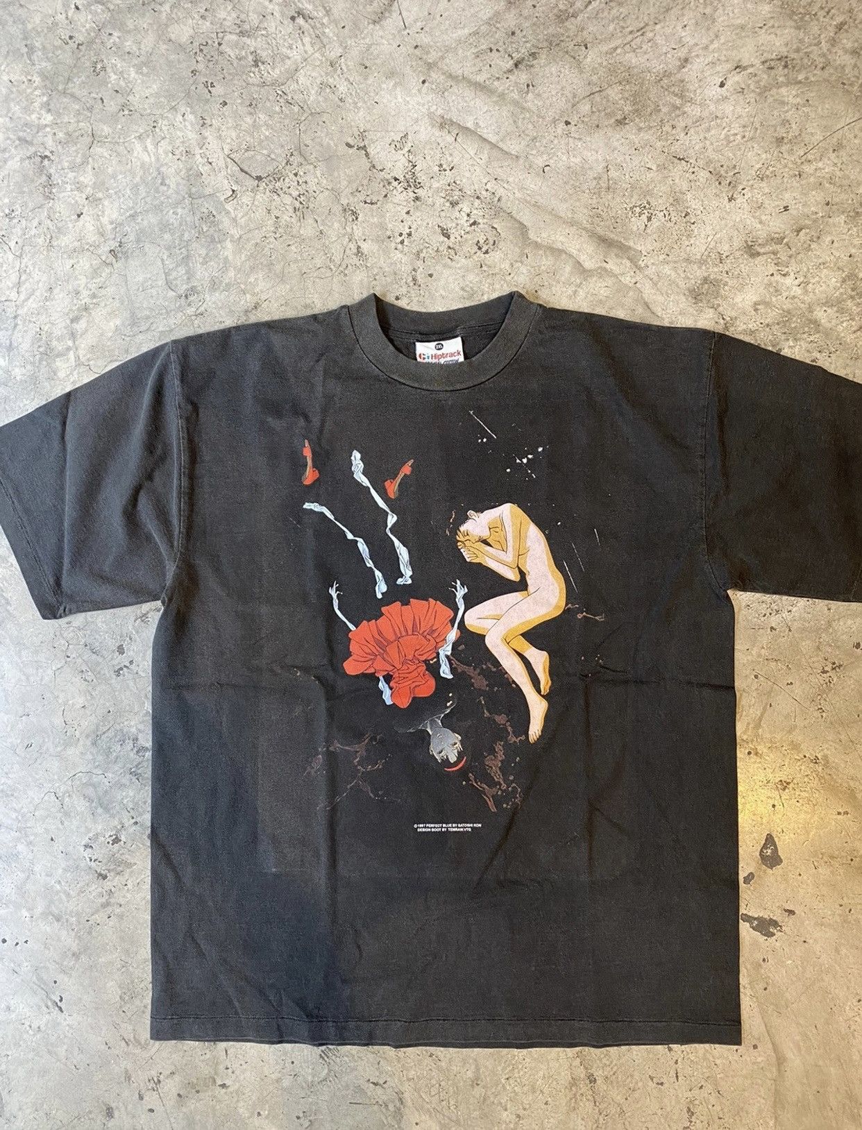 image of Comics Perfect Blue Bootleg XL Xxl Anime Ghibli Manga VTG Akira in Black, Men's
