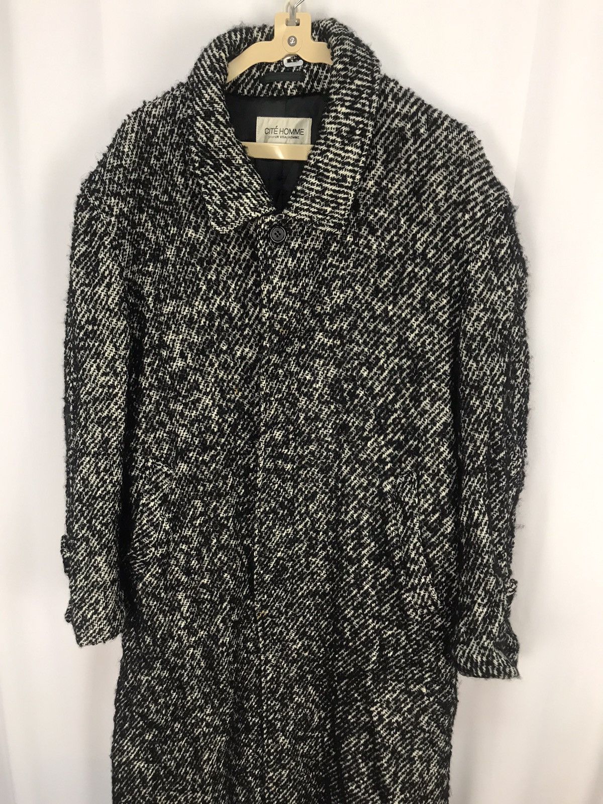 Japanese Brand Cite homme button up wool long jacket Size US M / EU 48-50 / 2 - 7 Thumbnail