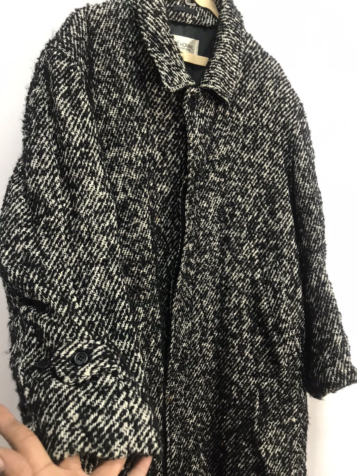 Japanese Brand Cite homme button up wool long jacket Size US M / EU 48-50 / 2 - 8 Thumbnail