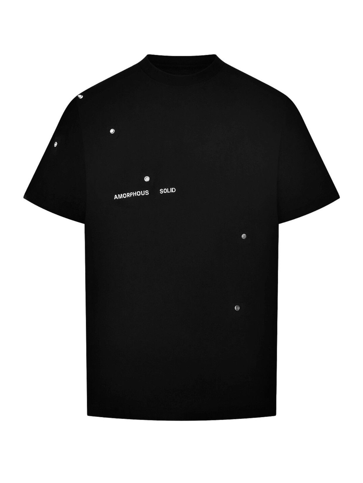 image of Heliot Emil Warped T-Shirt in Black, Men's (Size Medium)