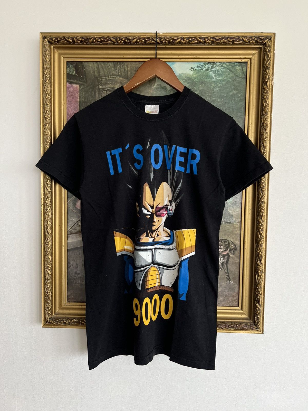 Anime Vintage 2000s Dragon Ball Its Over 9000 Tee (Sailor Moon) Size US S / EU 44-46 / 1 - 2 Thumbnail