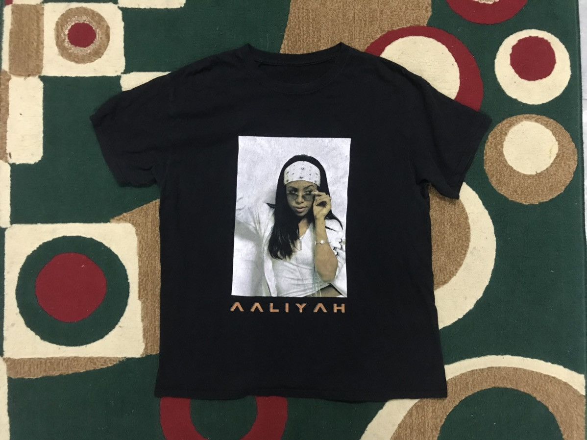 Rap Tees Aaliyah White Bandana Tee Size US M / EU 48-50 / 2 - 1 Thumbnail