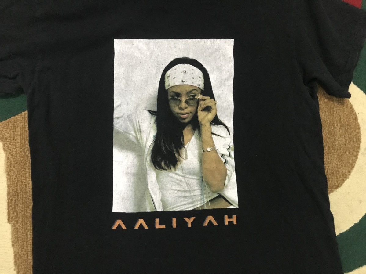 Rap Tees Aaliyah White Bandana Tee Size US M / EU 48-50 / 2 - 4 Thumbnail