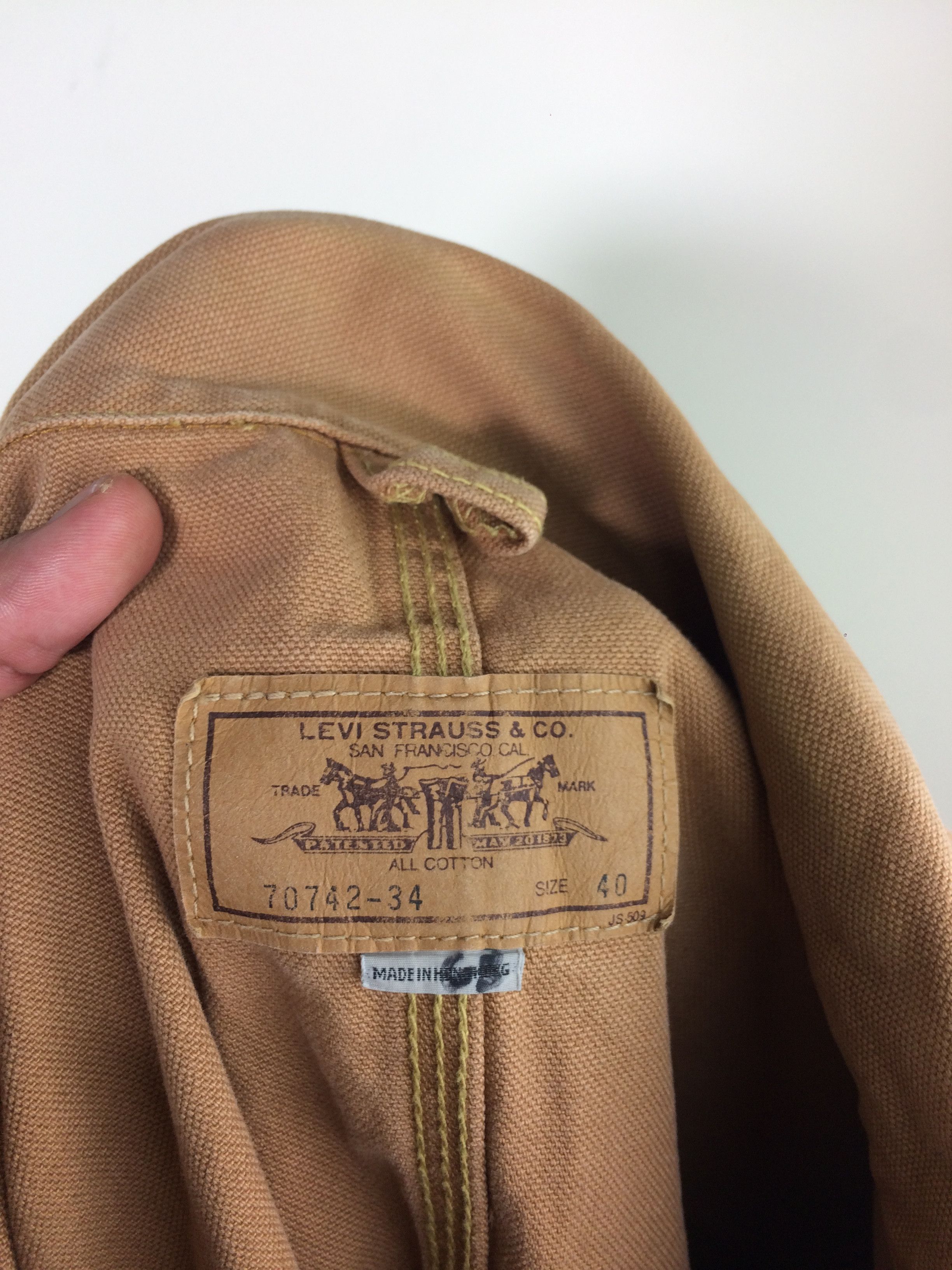 Levi's × Vintage Vintage Levi's Duck Canvas Workwear Barn Chore Jacket Size US M / EU 48-50 / 2 - 12 Thumbnail