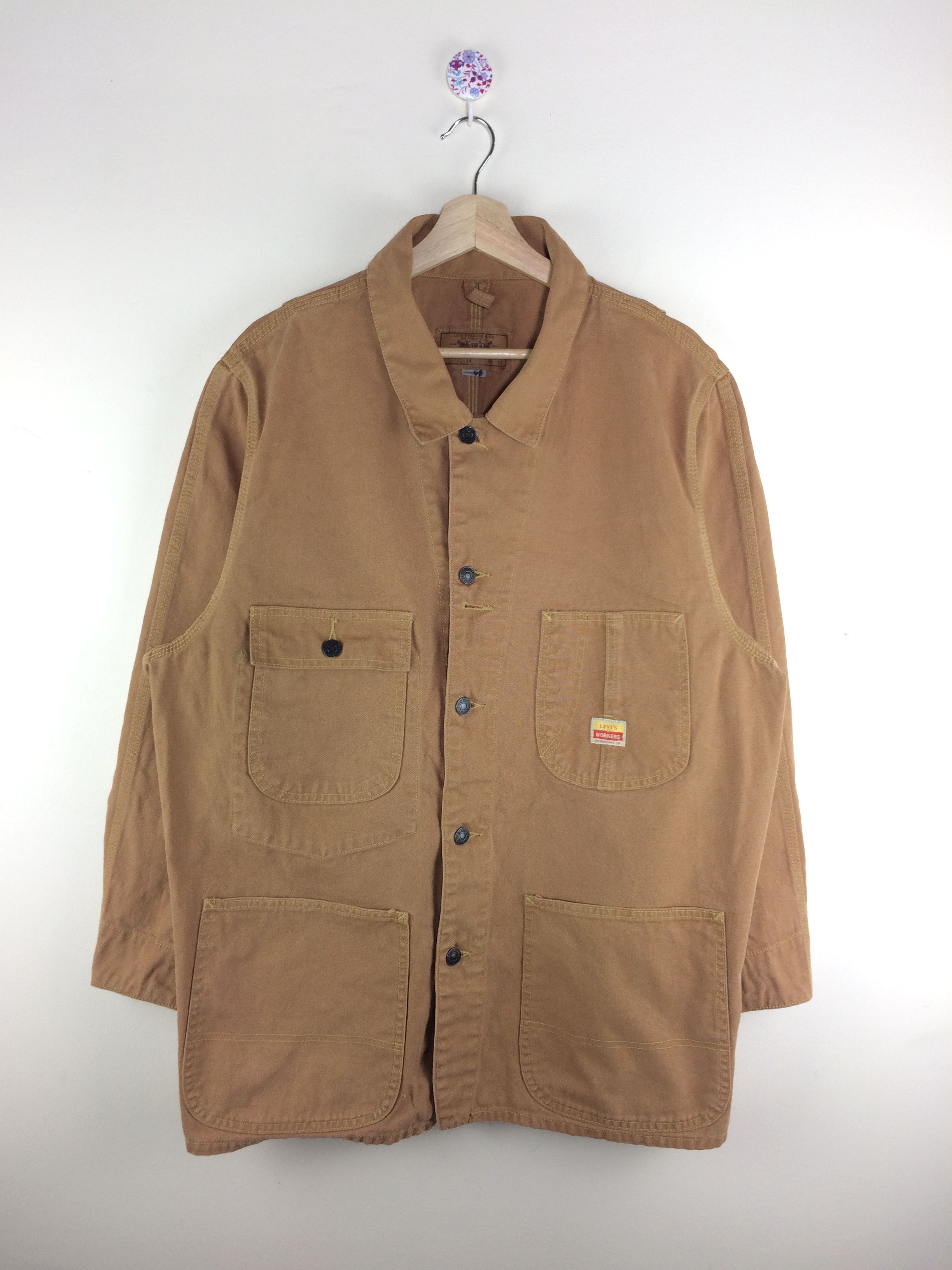 Levi's × Vintage Vintage Levi's Duck Canvas Workwear Barn Chore Jacket Size US M / EU 48-50 / 2 - 3 Thumbnail